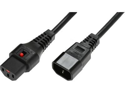 Resim Microconnect PC1070 Güç Kablosu, 4m, C14 - C13, H05VV-F3G, 10A