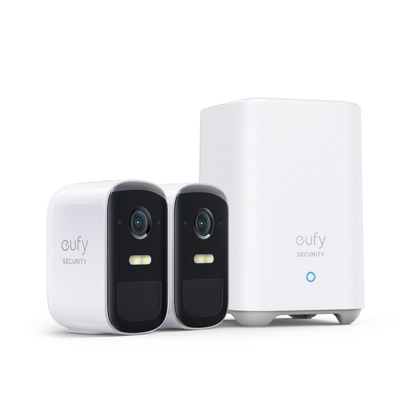 Eufy T88613D1 telecamera di sorveglianza Scatola Telecamera di sicurezza IP Esterno 2048 x 1080 Pixel Parete