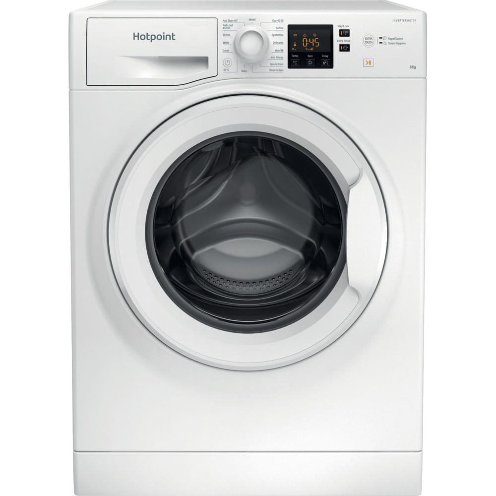Hotpoint NSWM 843C W UK N — vue 1 sur 8