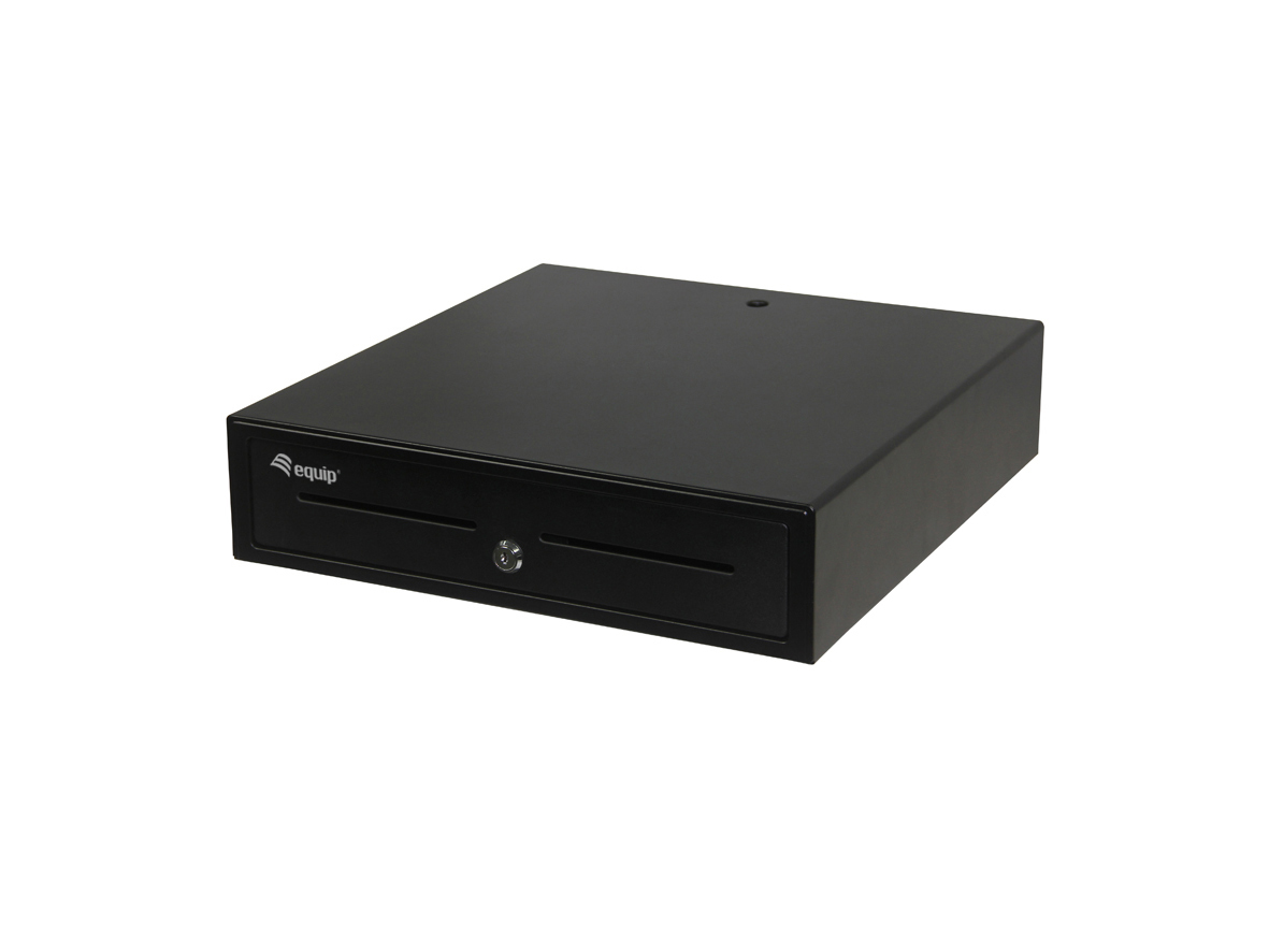 درج نقد يدوي لنظام نقاط البيع، 4 حجرات للأوراق النقدية، 8 حجرات للعملات المعدنية، موصل RJ11