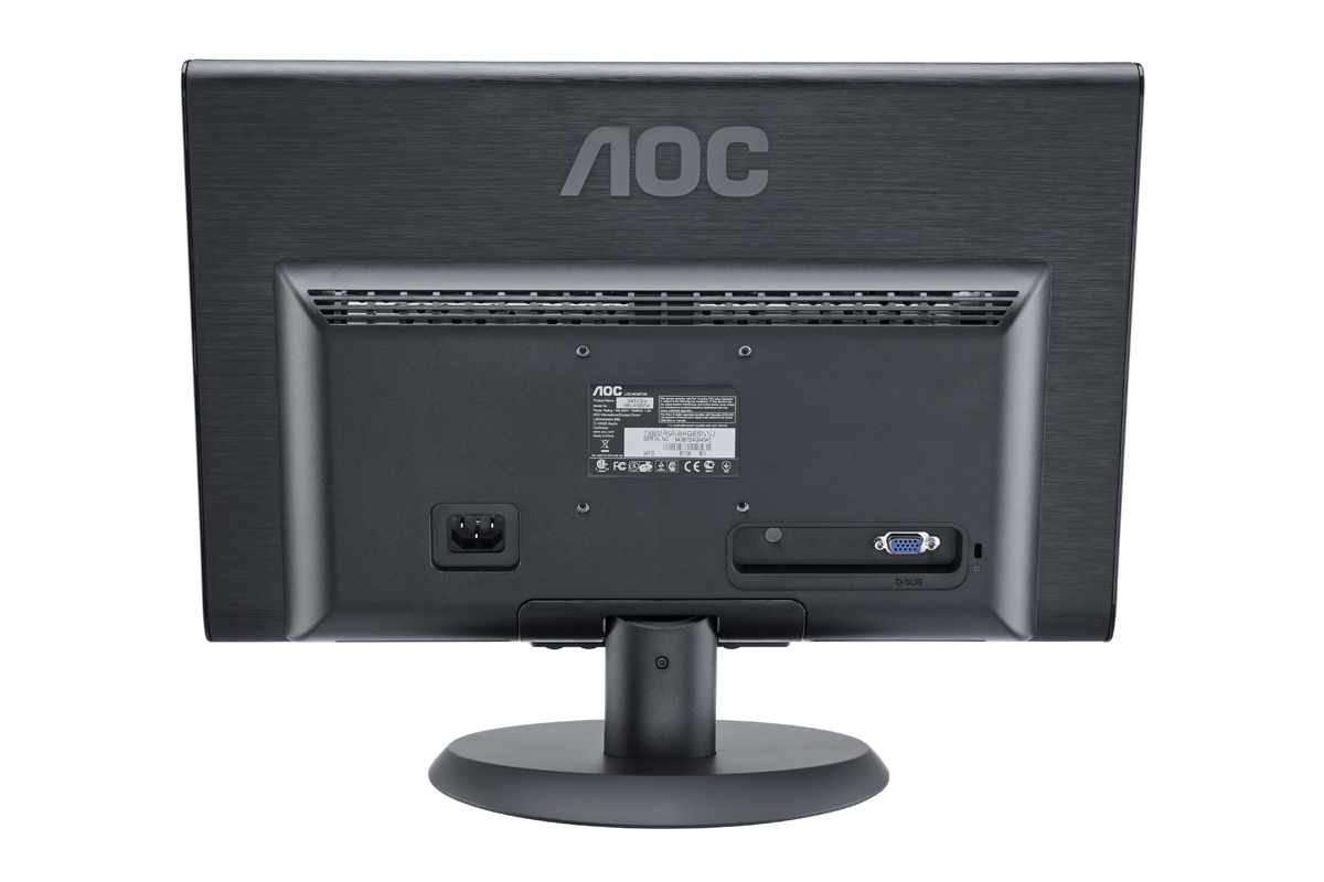 AOC e2050Sa computer monitor 50.8 cm (20″) 1600 x 900 pixels HD Black image 8