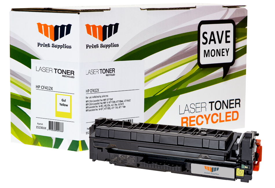 MM Yellow Laser Toner (CF412X) – image 1