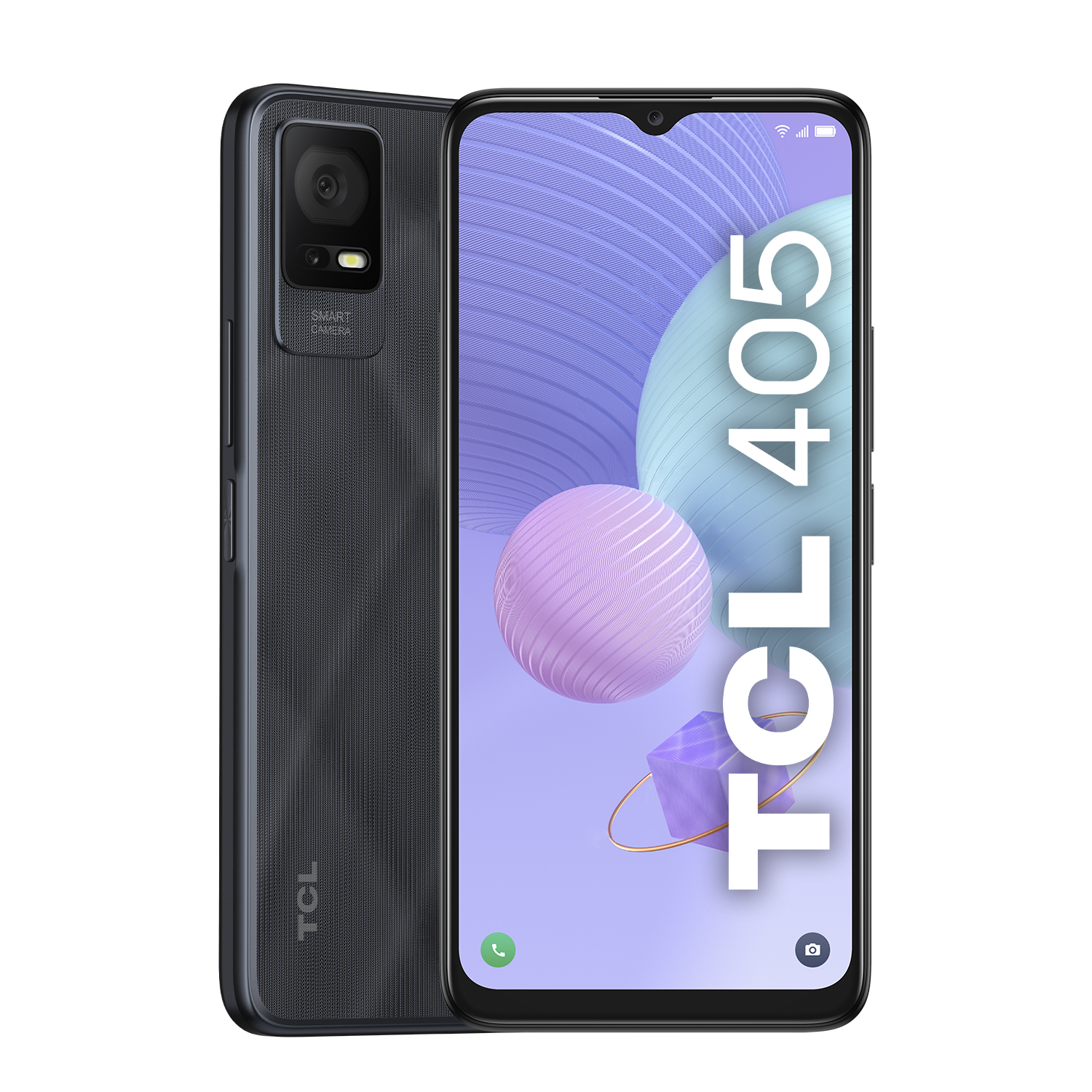 TCL 405 16,8 cm (6.6') Dubbla SIM-kort Android 12 Go Edition 4G USB Type-C 2 GB 32 GB 5000 mAh Grå
