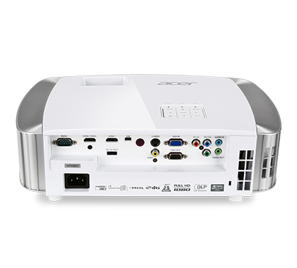 Acer Home H7550ST Standard throw projector 3000 ANSI lumens DLP 1080p (1920x1080) 3D White – image 4
