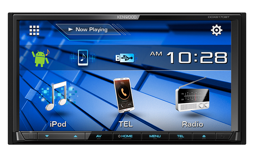 Kenwood DDX6170BT car media receiver Black