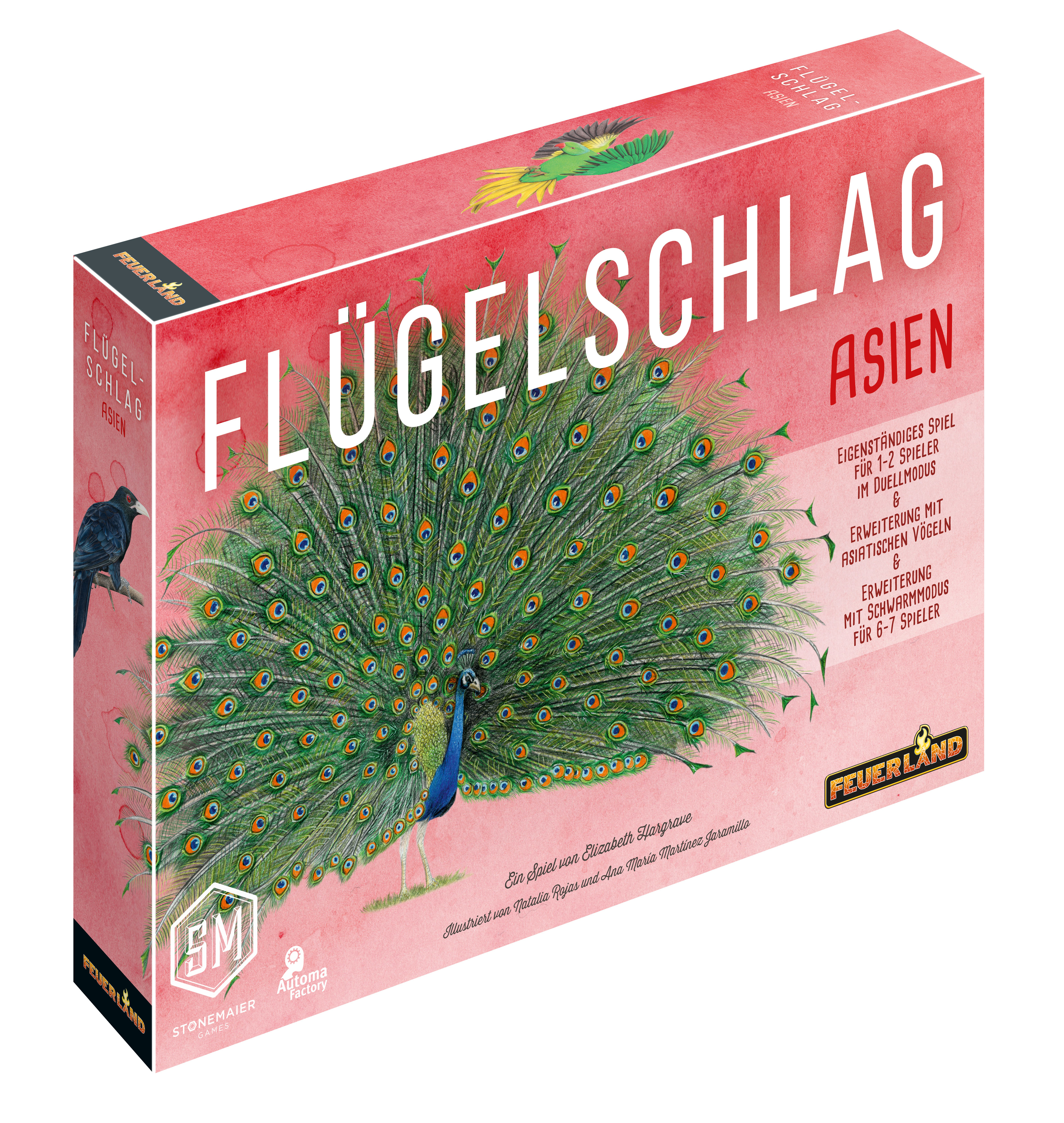Asmodee Flügelschlag Card Game Lateral thinking