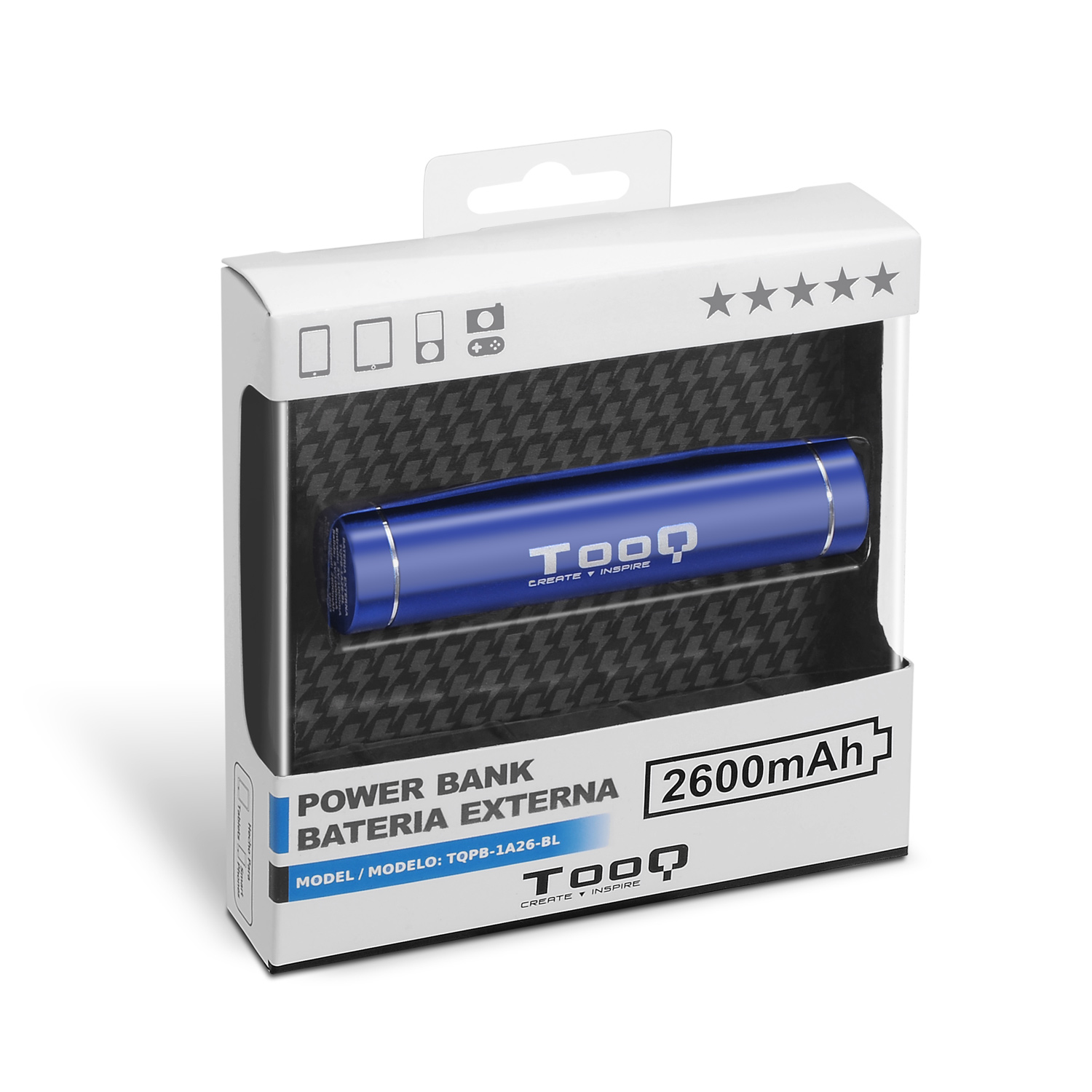 TooQ TQPB-1A26-BL power bank Lithium – image 3
