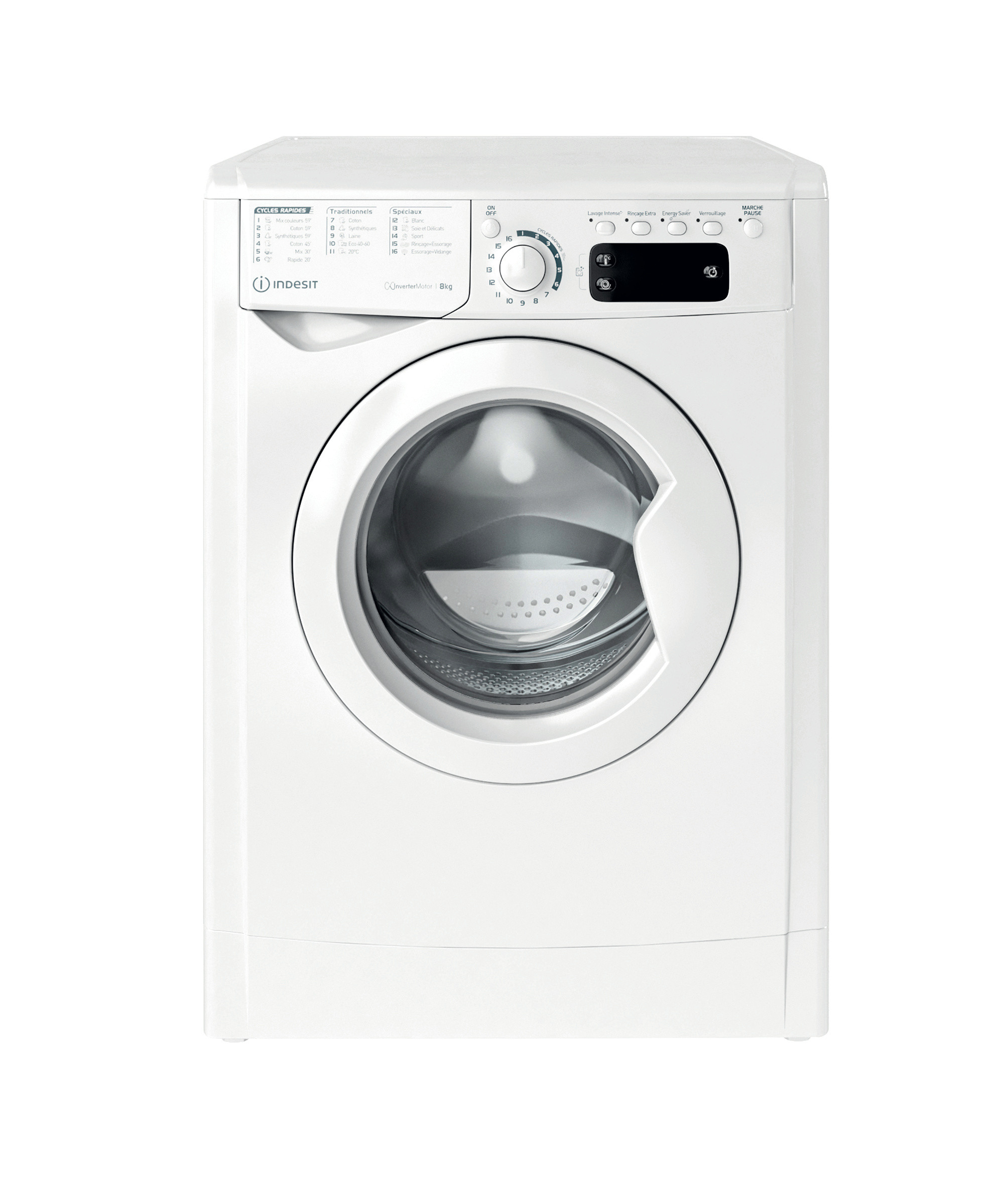 Indesit EWE81483WFR N — vue 1 sur 2