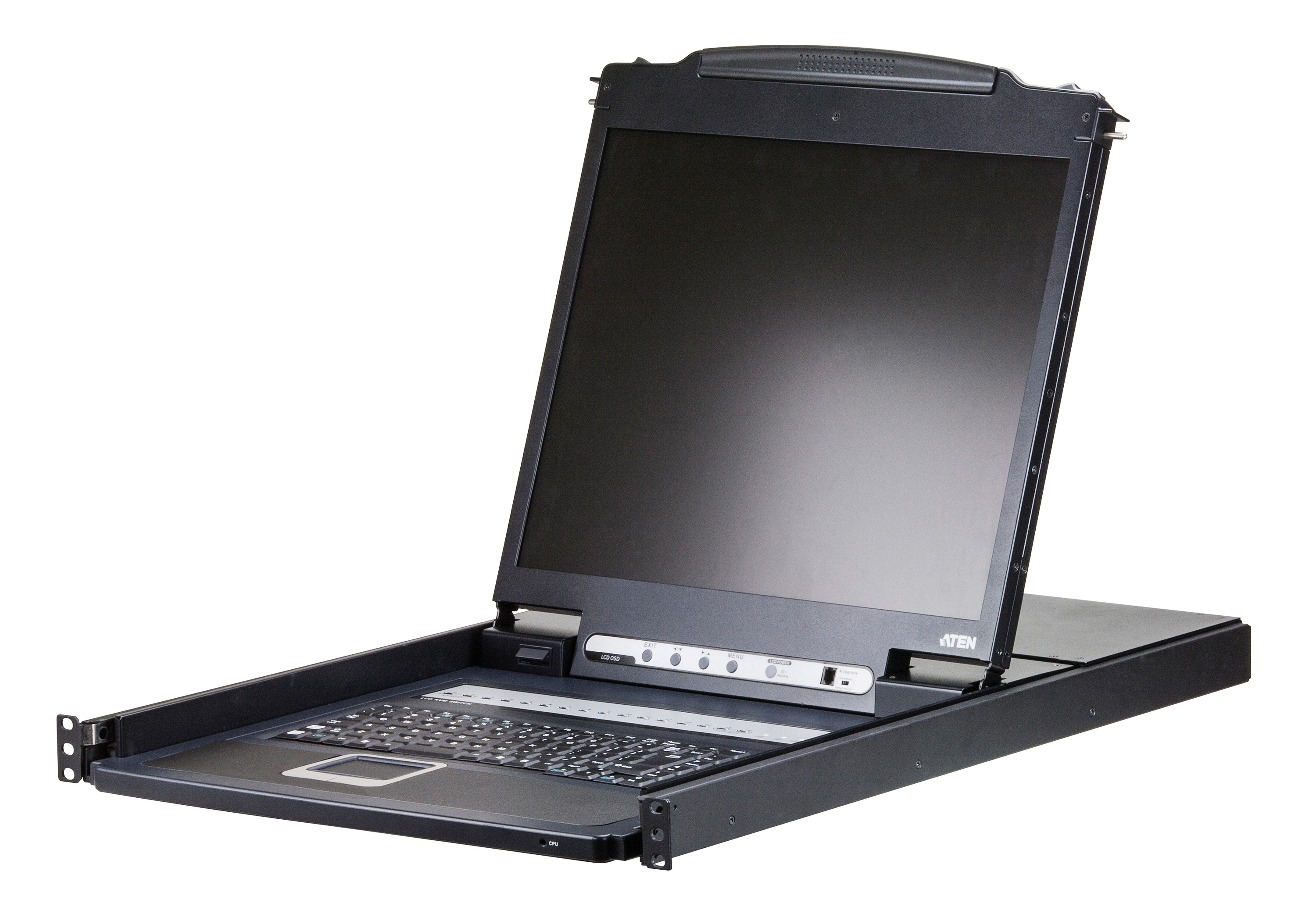 ATEN CL1316N SL KVM-Switch 16-Port, 19"-LCD-Konsole (PS/2-USB, VGA) SL-Layout
