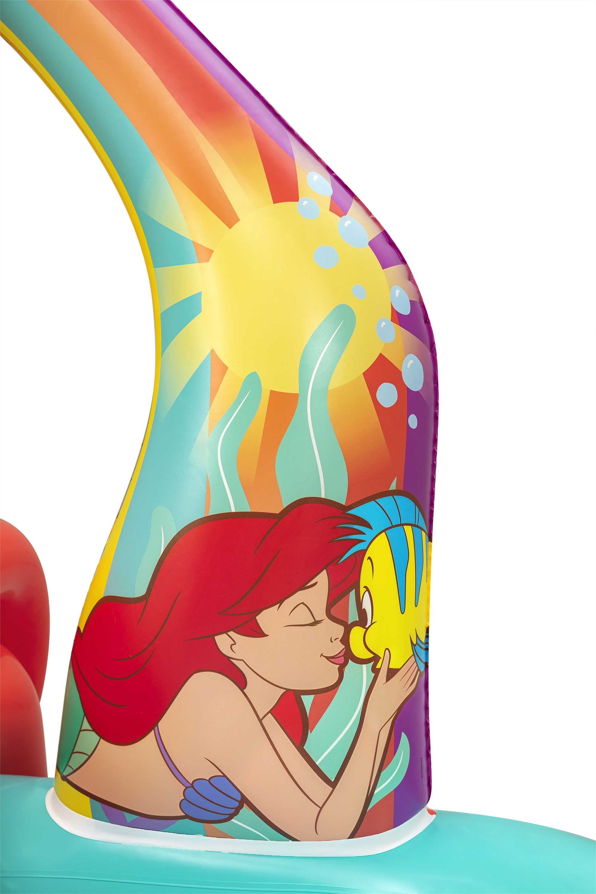صورة مركز لعب قابل للنفخ بست واي Disney Little Mermaid 2.21 م × 1.93 م × 1.17 م