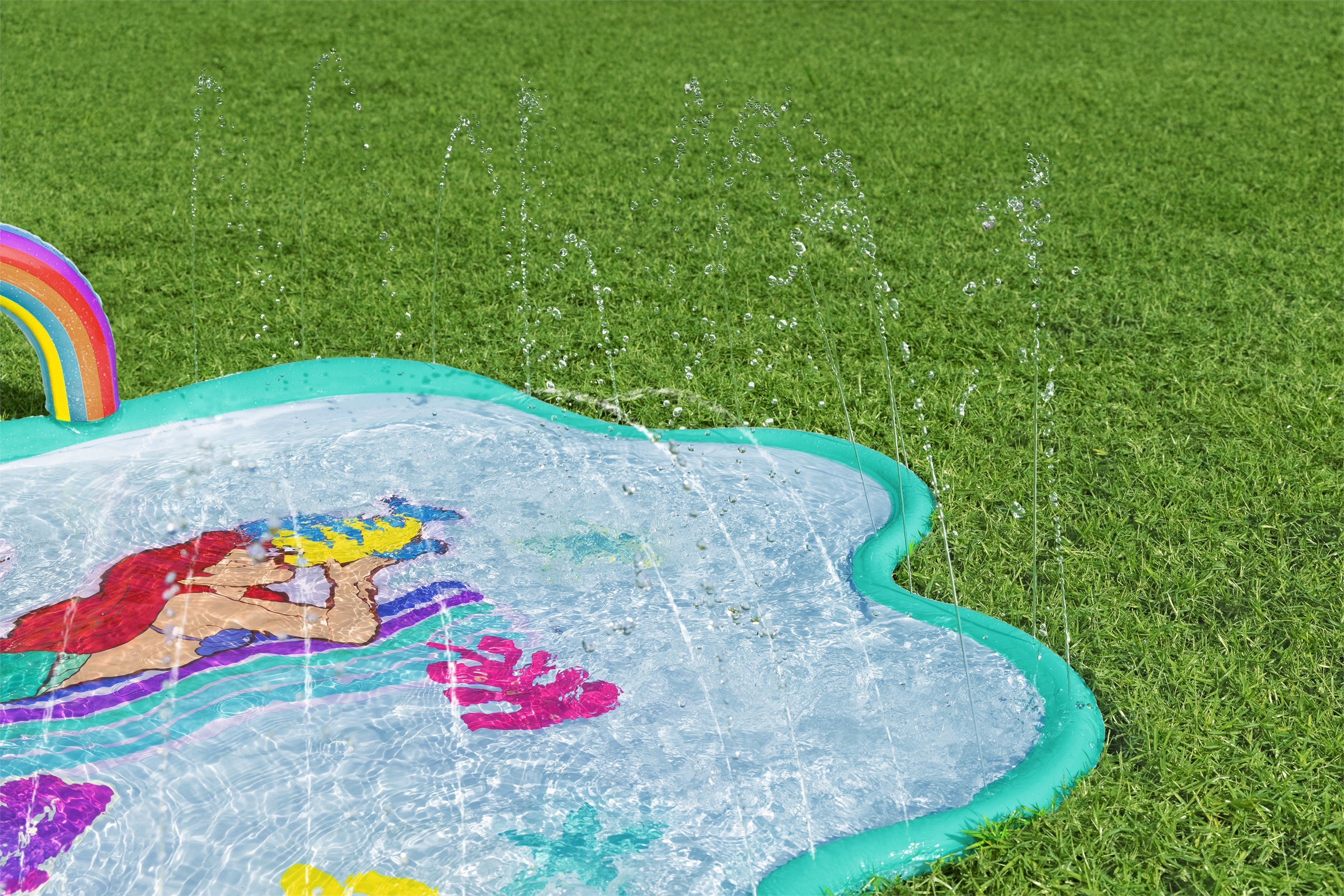 صورة Bestway Disney Little Mermaid Splash Pad 1.63m x 1.45m