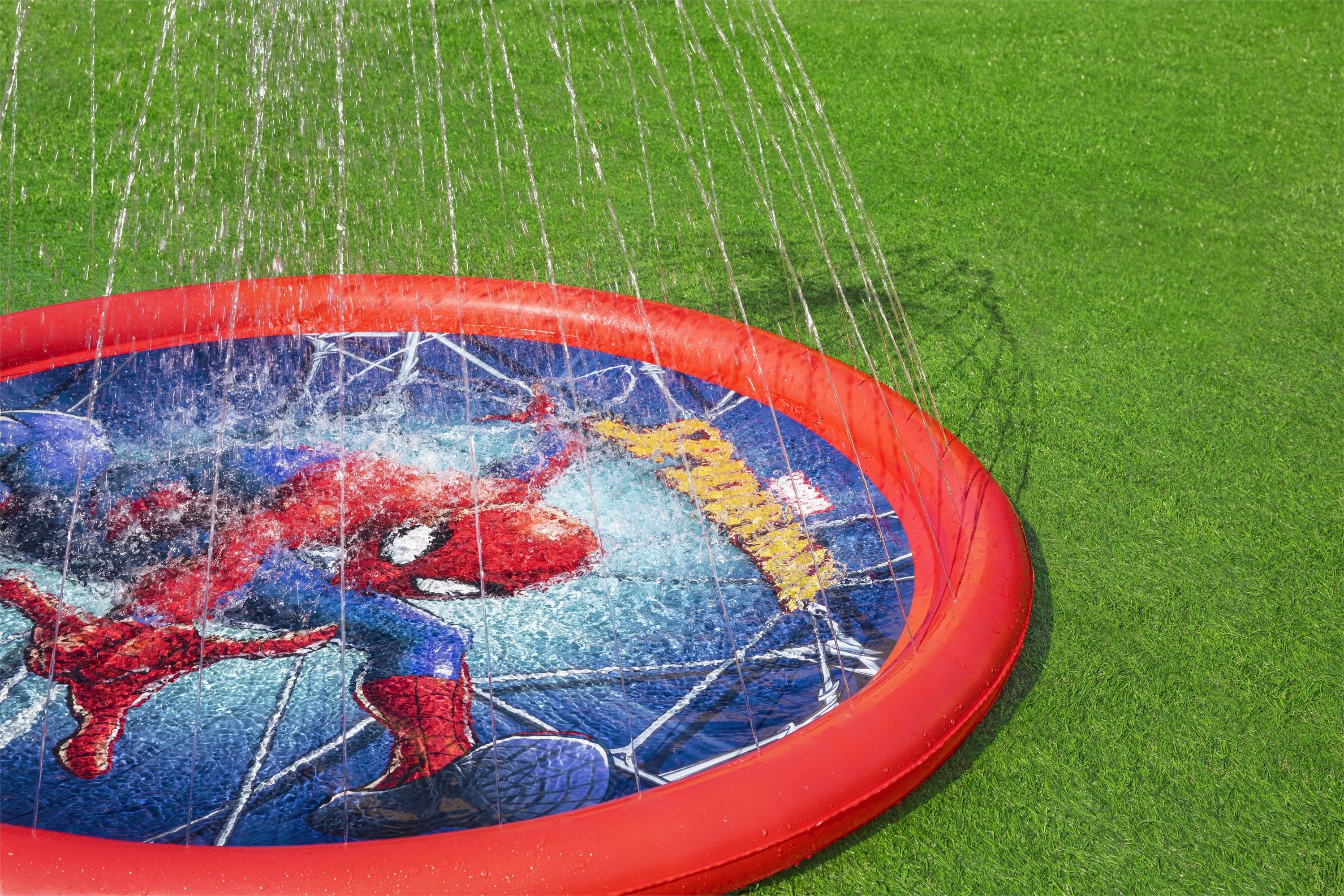 Resim Bestway Spider-Man Splash Pad (Mavi/Kırmızı)