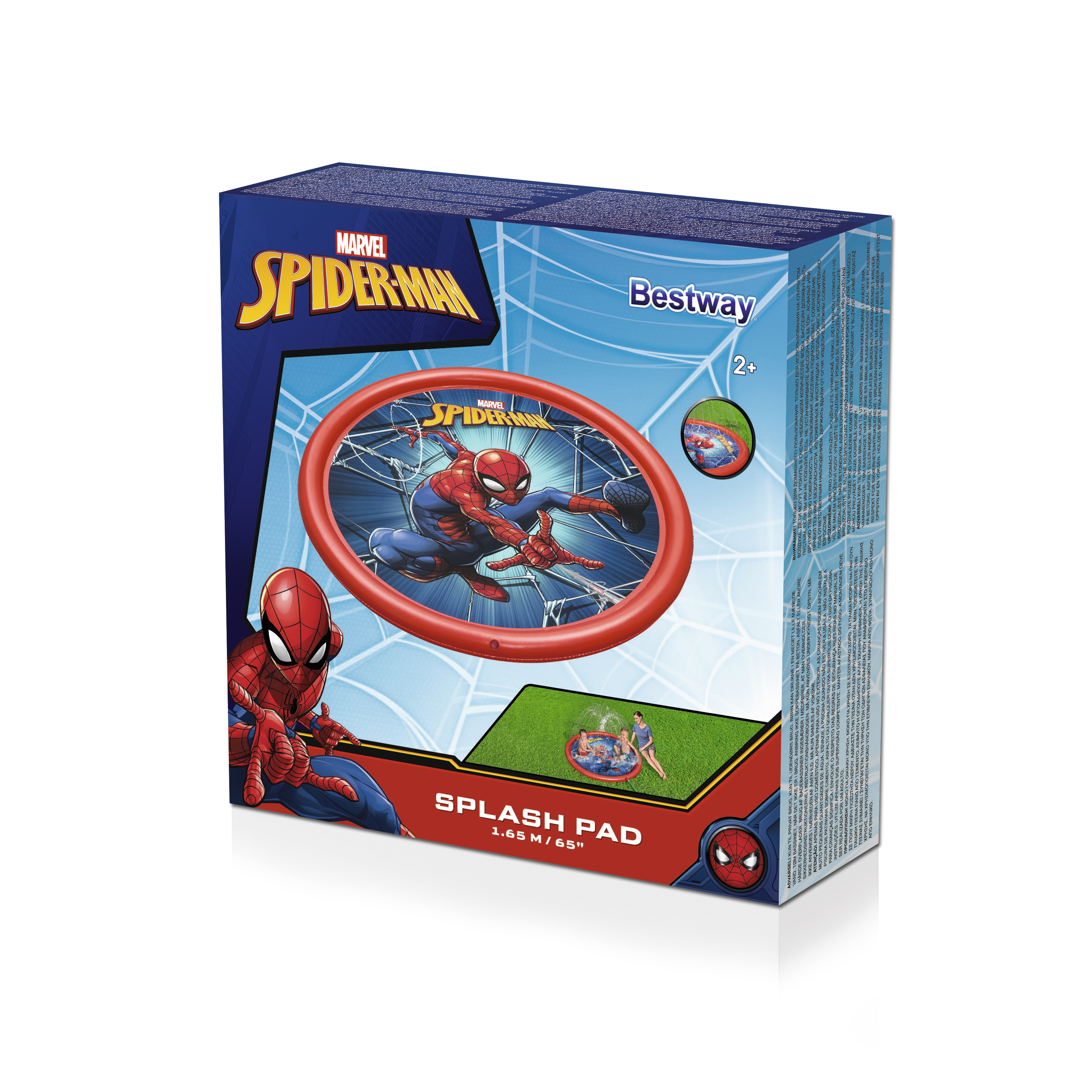 Resim Bestway Spider-Man Splash Pad (Mavi/Kırmızı)