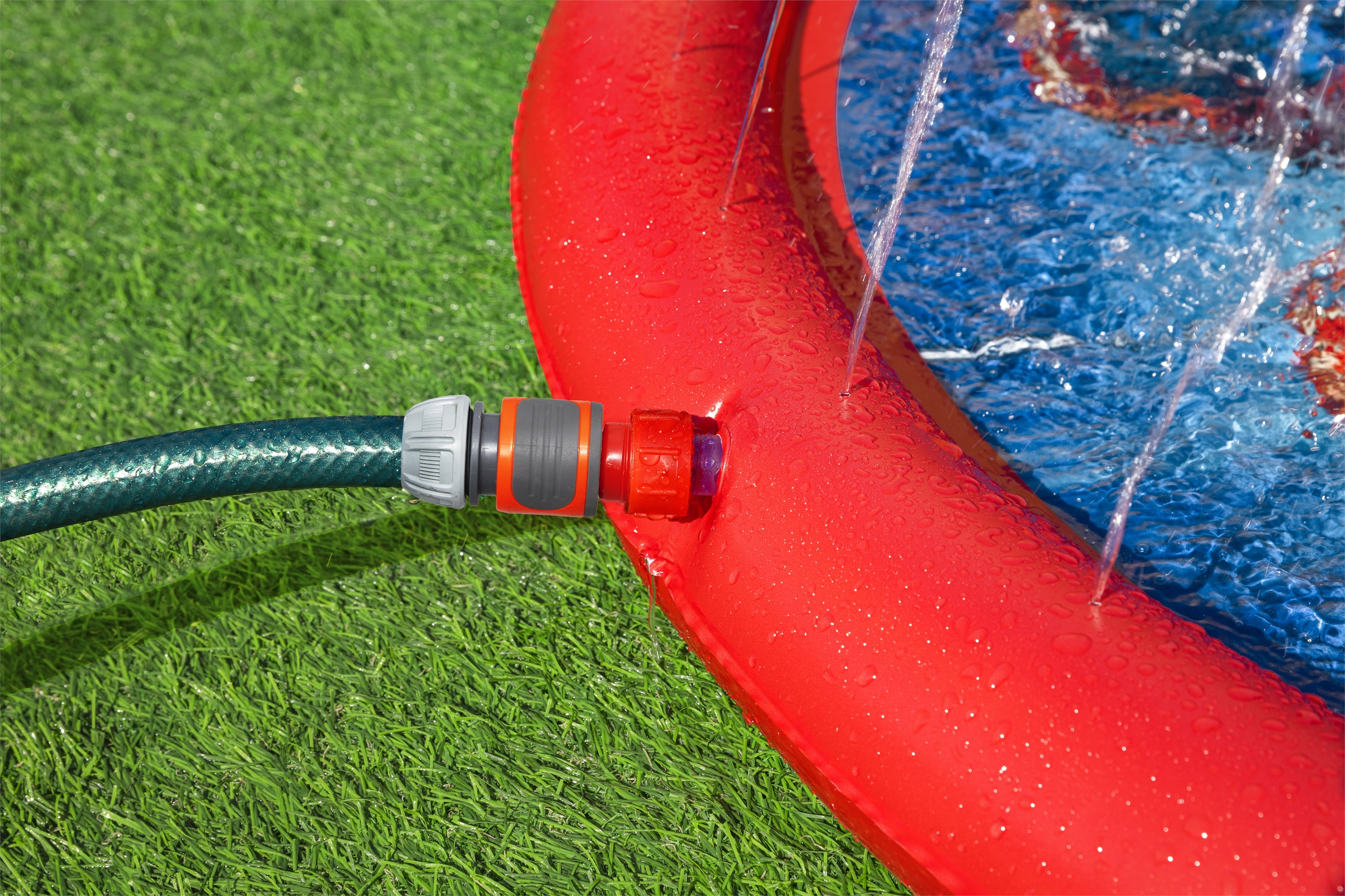 Resim Bestway Spider-Man Splash Pad (Mavi/Kırmızı)