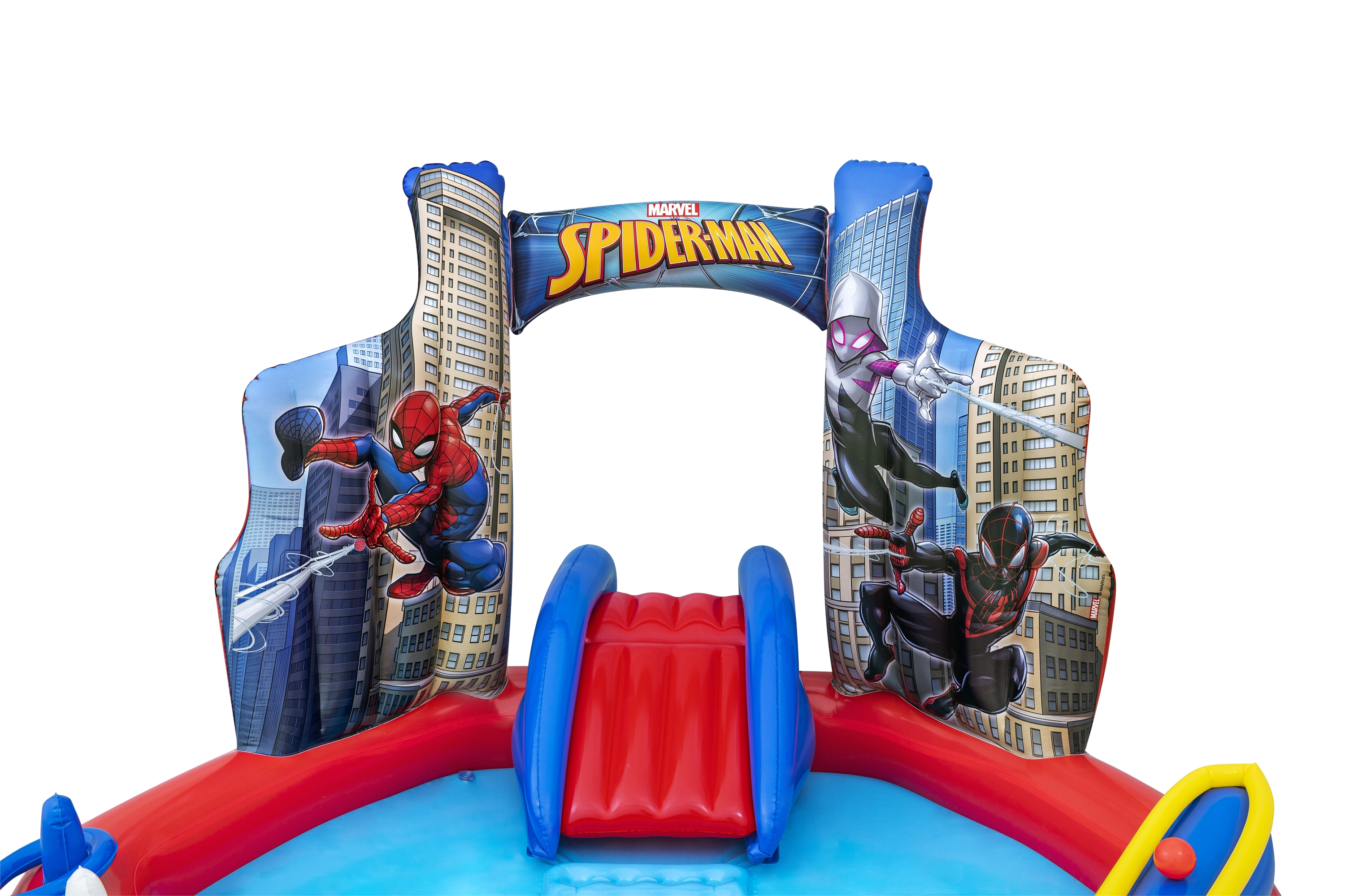 Resim Örümcek Adam Şişme Oyun Merkezi 2.11 m x 2.06 m x 1.27 m