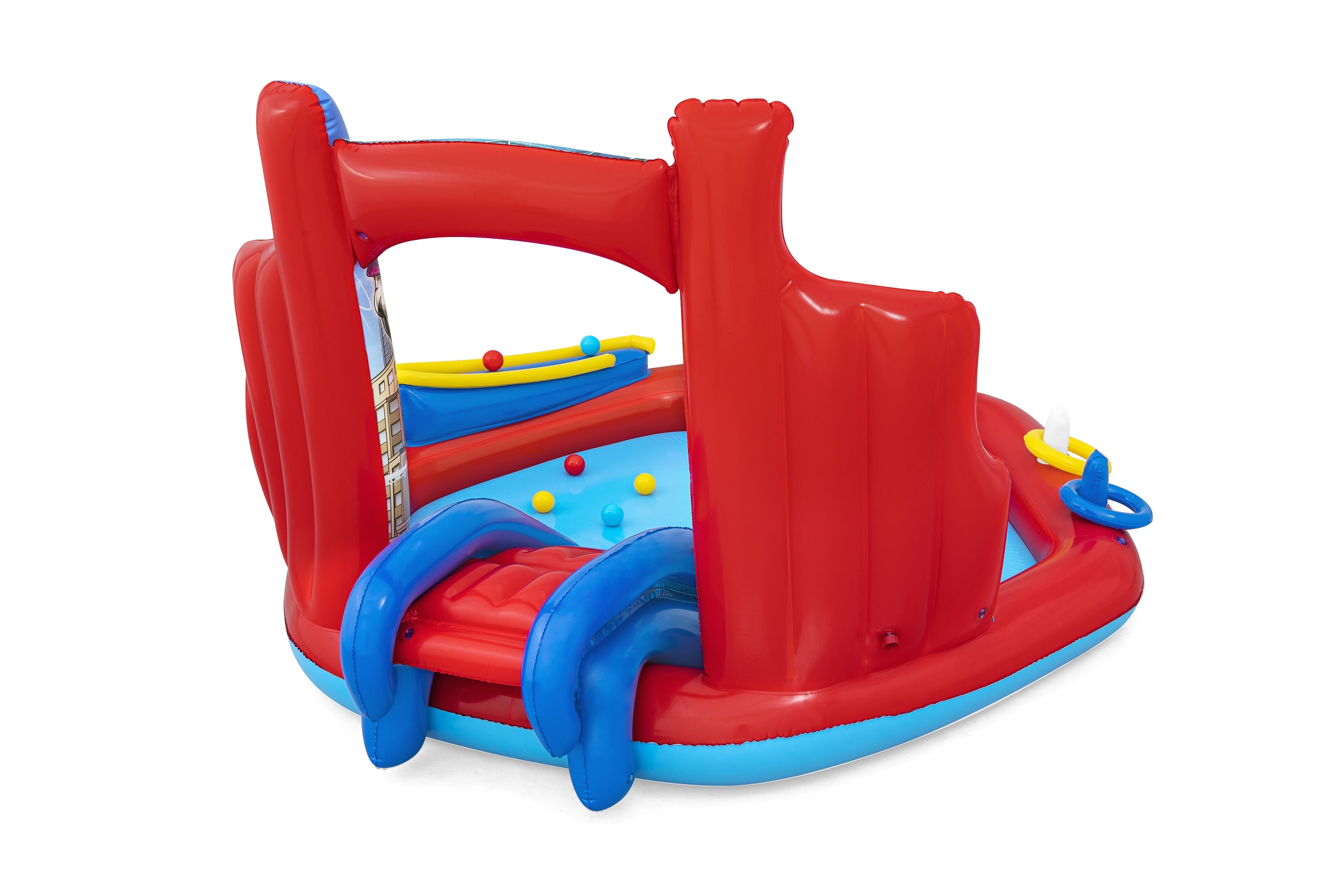 Resim Örümcek Adam Şişme Oyun Merkezi 2.11 m x 2.06 m x 1.27 m