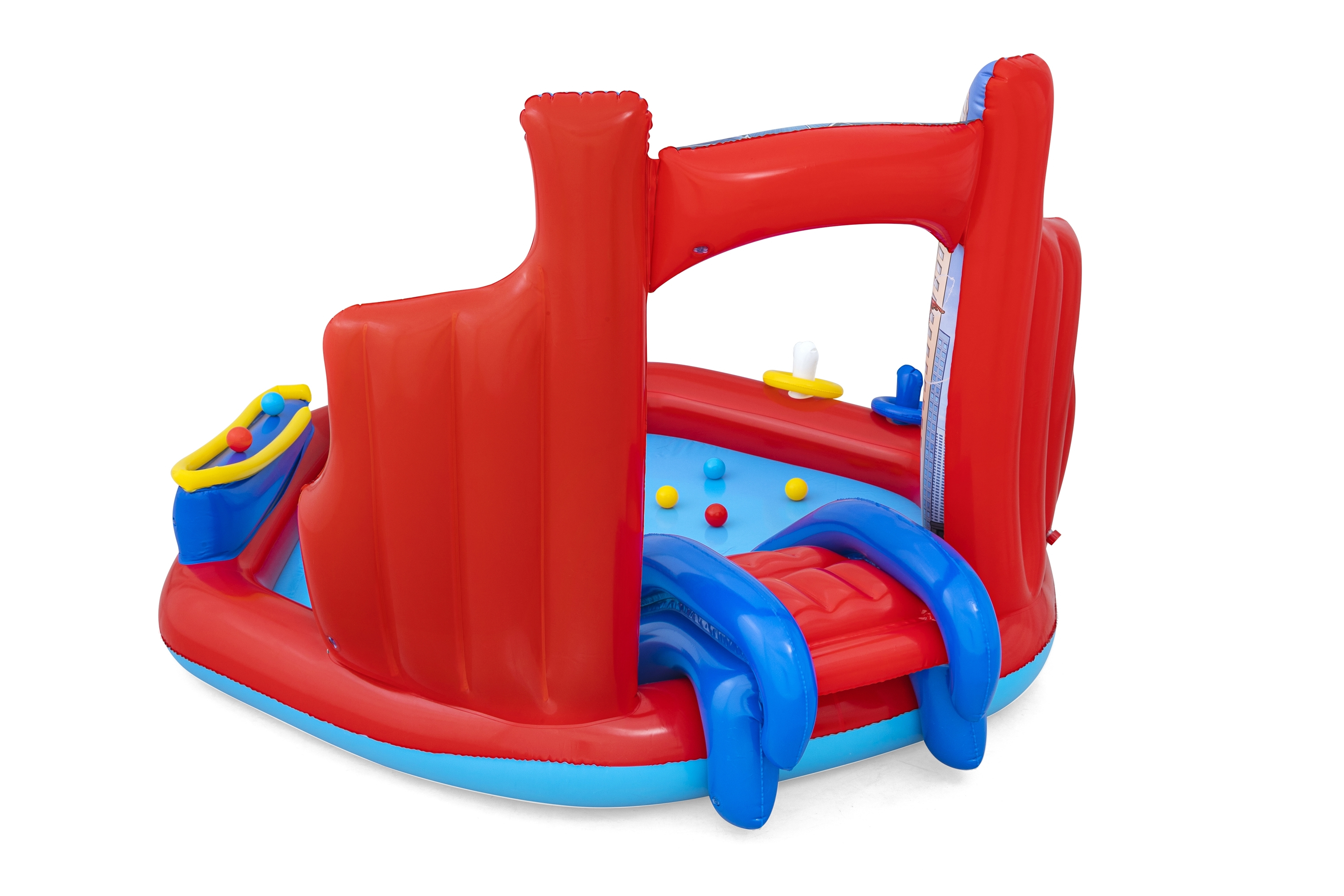 Resim Örümcek Adam Şişme Oyun Merkezi 2.11 m x 2.06 m x 1.27 m
