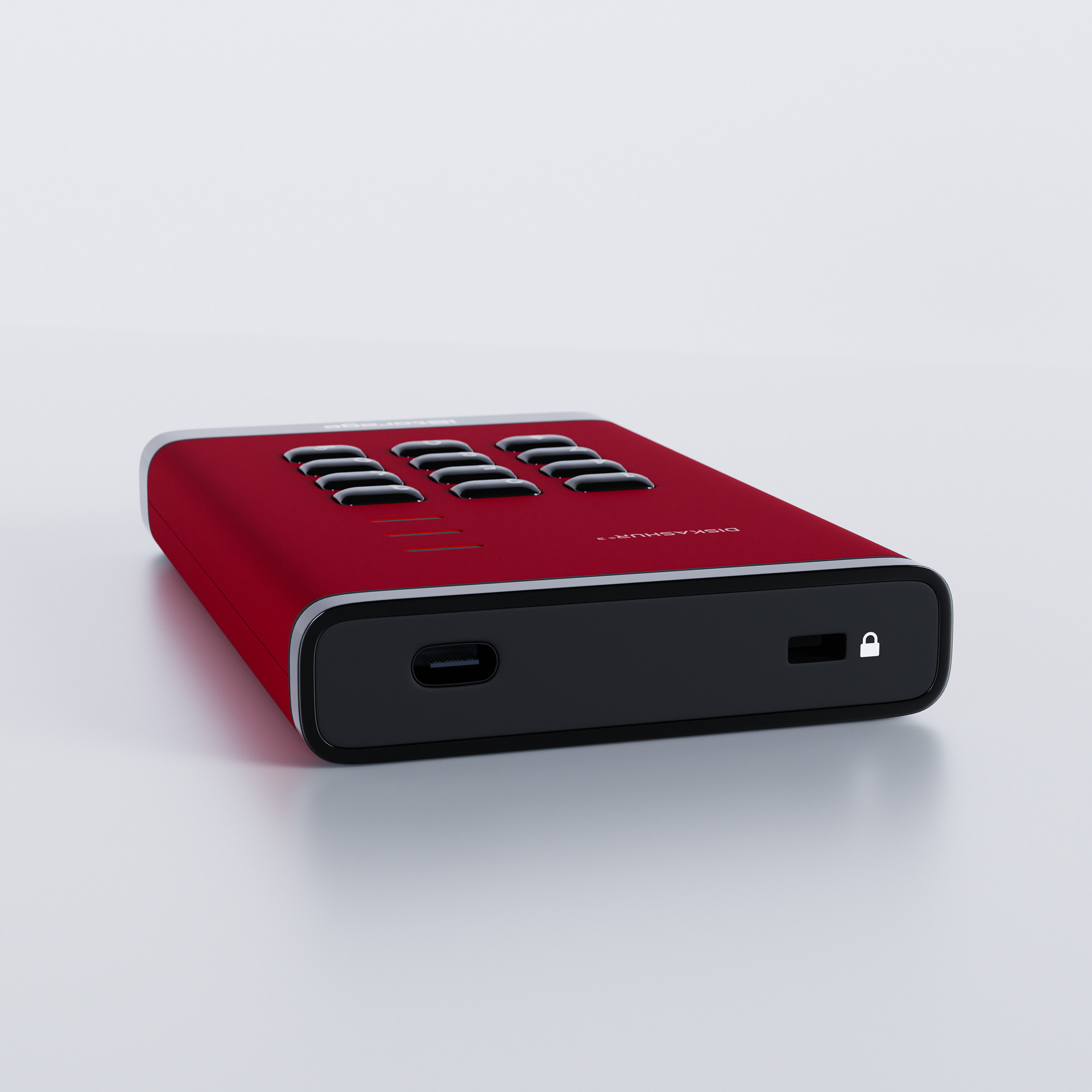 iStorage diskAshur³ SSD 1TB Red | Secure Portable Solid State Drive | FIPS 140-3 Level 3 Complaint |Common Criteria EAL 5+ | PIN protected | AES-XTS 256-bit hardware encryption | GDPR, TAA Compliant | Dust/Water Resistant | image 5