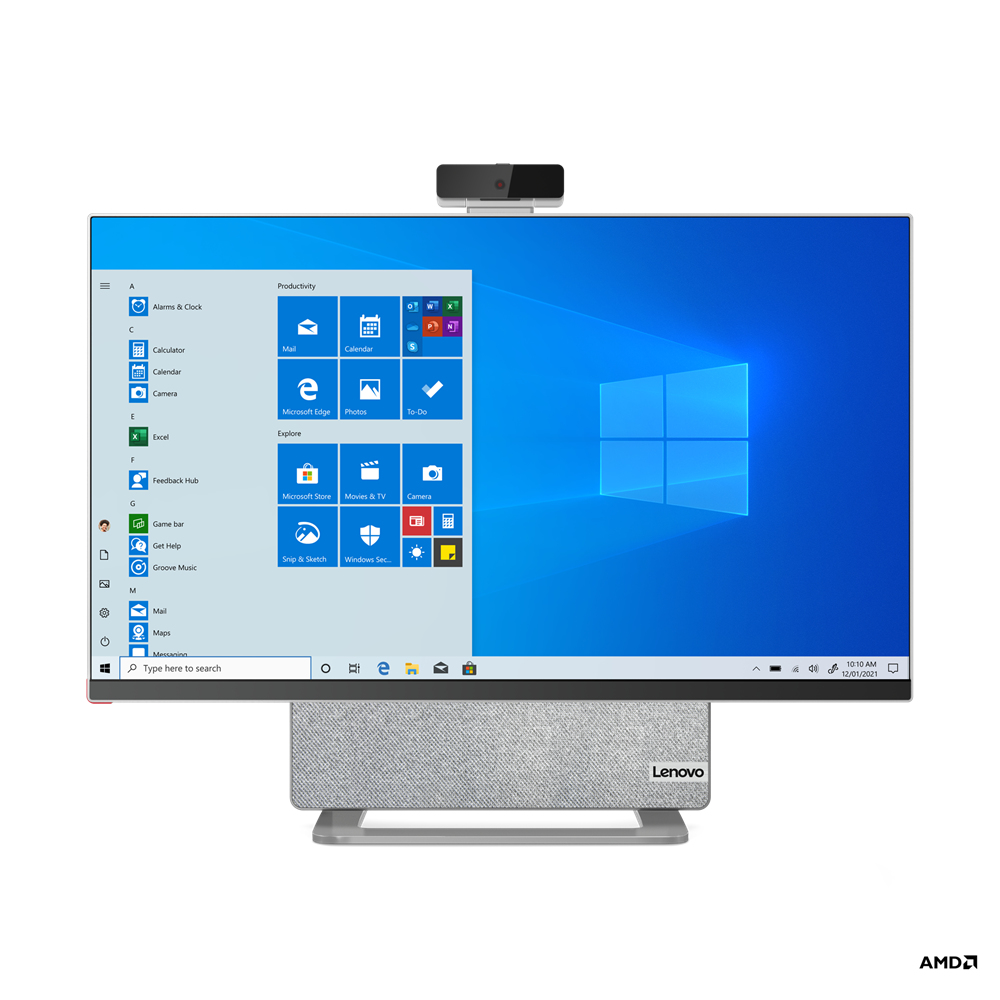 Lenovo Yoga AIO 7 27ACH6 AMD Ryzen™ 5 5600H 68.6 cm (27″) 3840 x 2160 pixels All-in-One PC 16 GB DDR4-SDRAM 512 GB SSD Windows 11 Home Wi-Fi 6 (802.11ax) Grey, White image 3