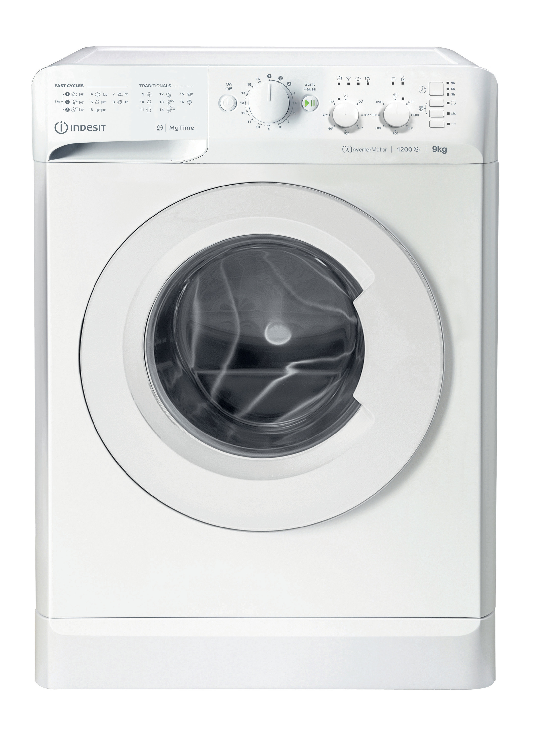 Indesit MTWC 91284 W EU — vue 1 sur 2