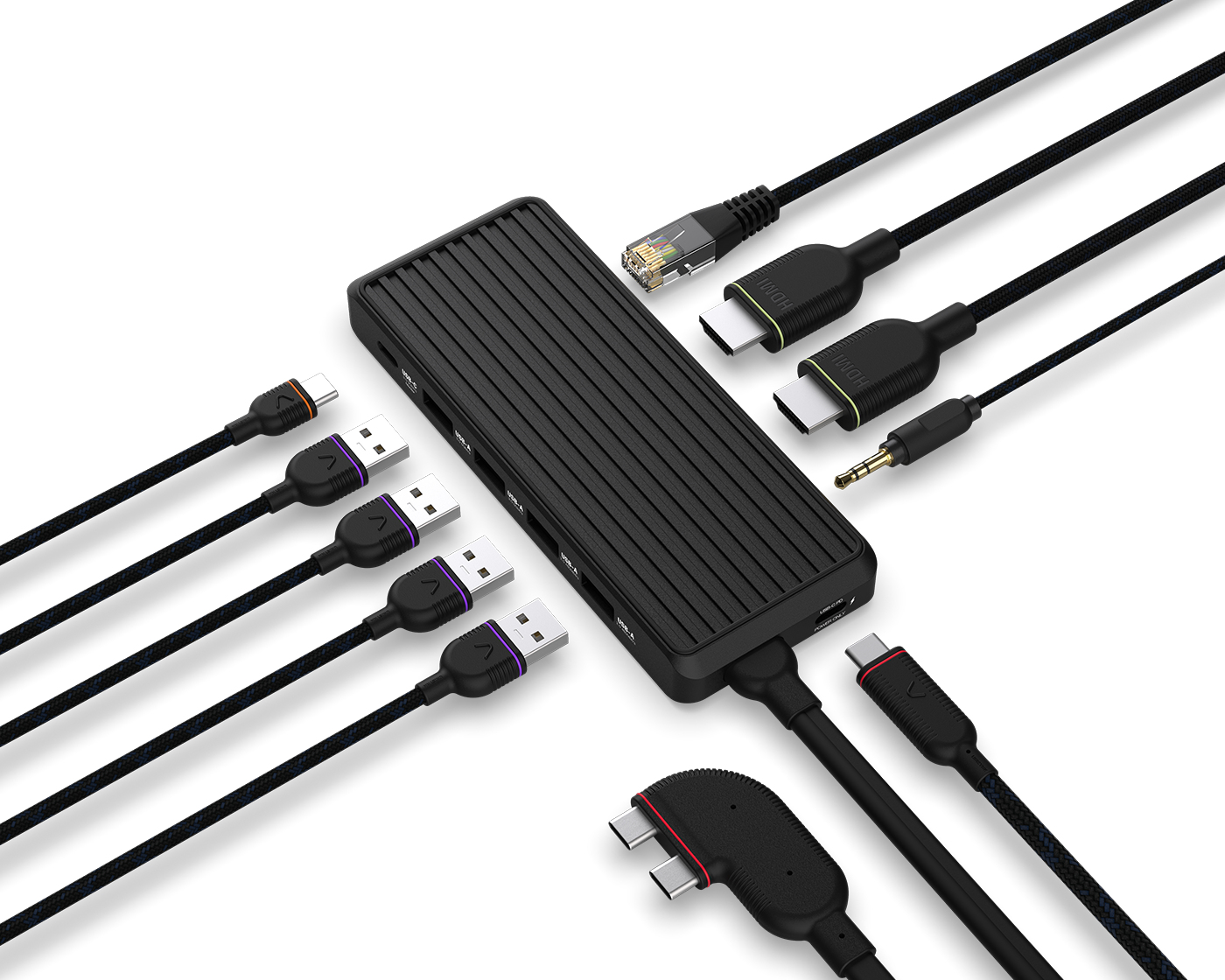Unisynk 10 Port Dual Display USB-C Hub for Mac – image 3