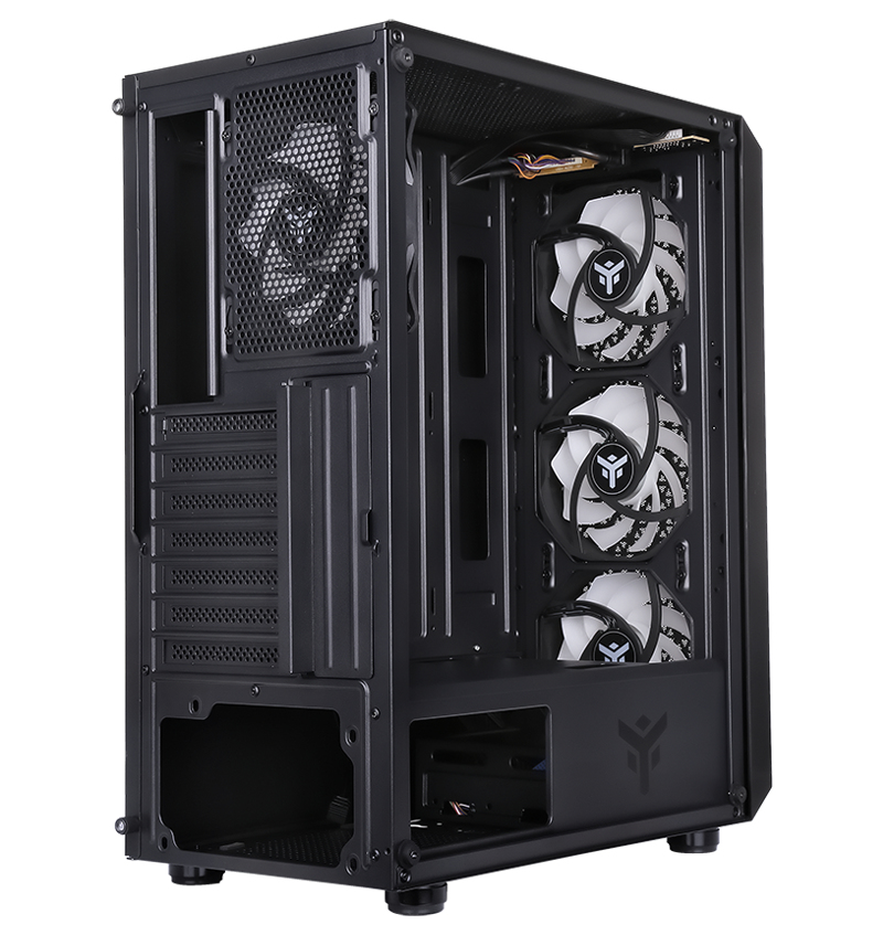 itek ITGCAST33B computer case Midi Tower Black image 8
