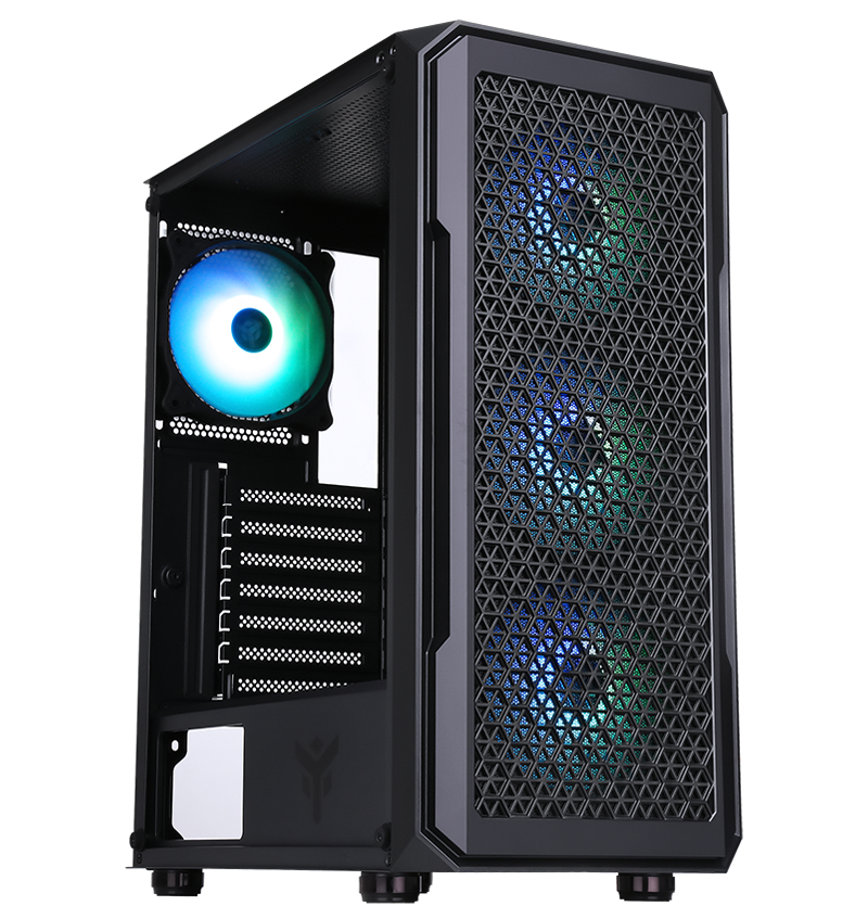 itek ITGCAST33B computer case Midi Tower Black image 9