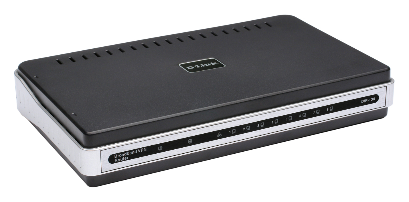 D-Link DIR-130 wired router Black