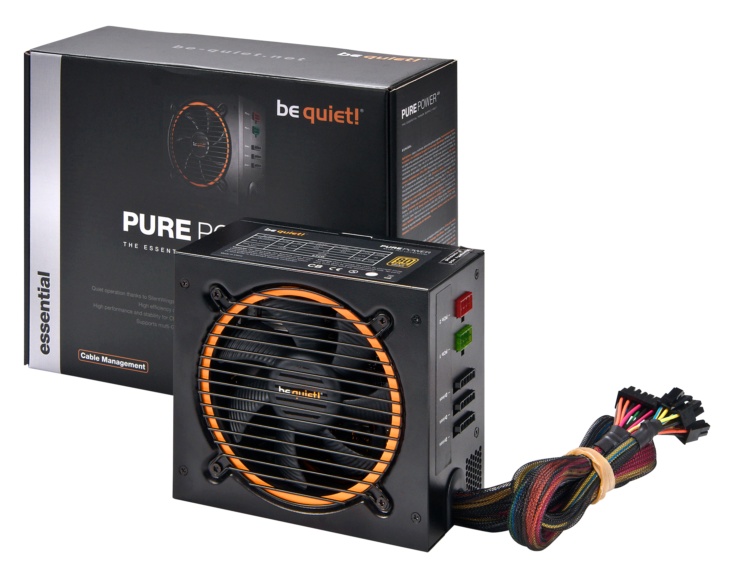be quiet! Pure Power L8 CM power supply unit 530 W 20+4 pin ATX ATX Black image 3