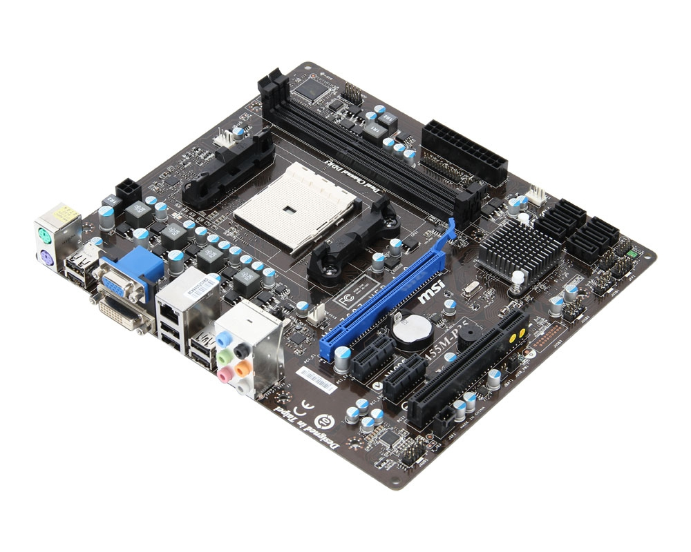 MSI A55M-P35 AMD A55 Socket FM1 micro ATX image 3