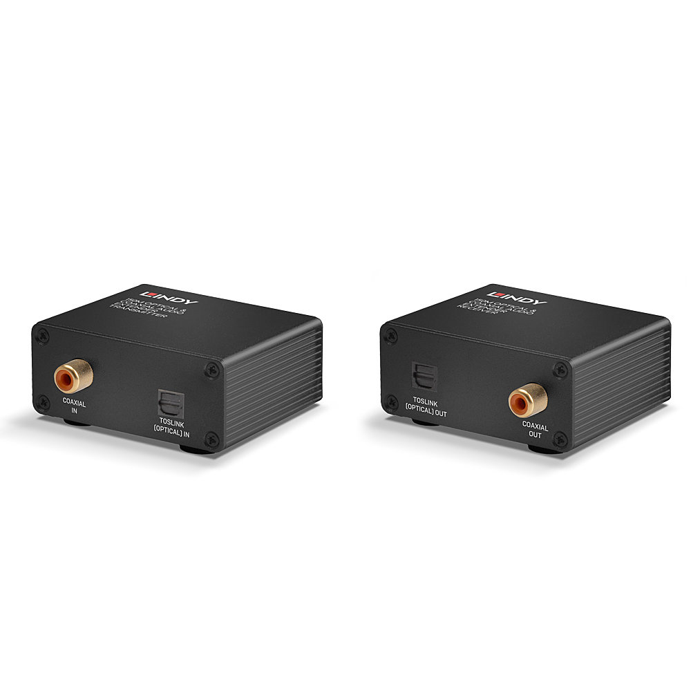 Lindy 150m Cat.6 TosLink (Optical) and Coaxial Digital Audio Extender – image 5
