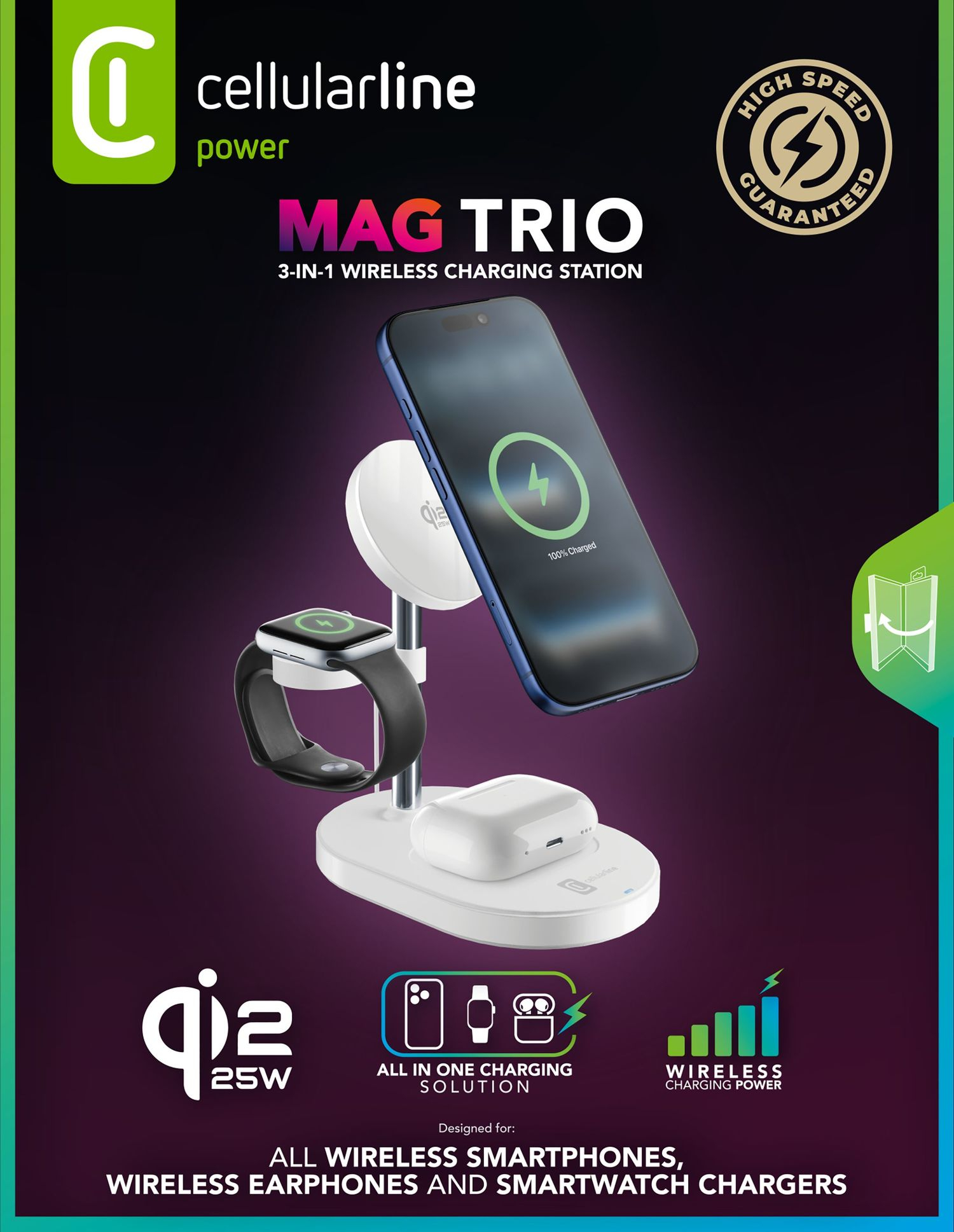 Cellularline MAG TRIO 3IN1 WIRELESS CHARGING STATION – image 8