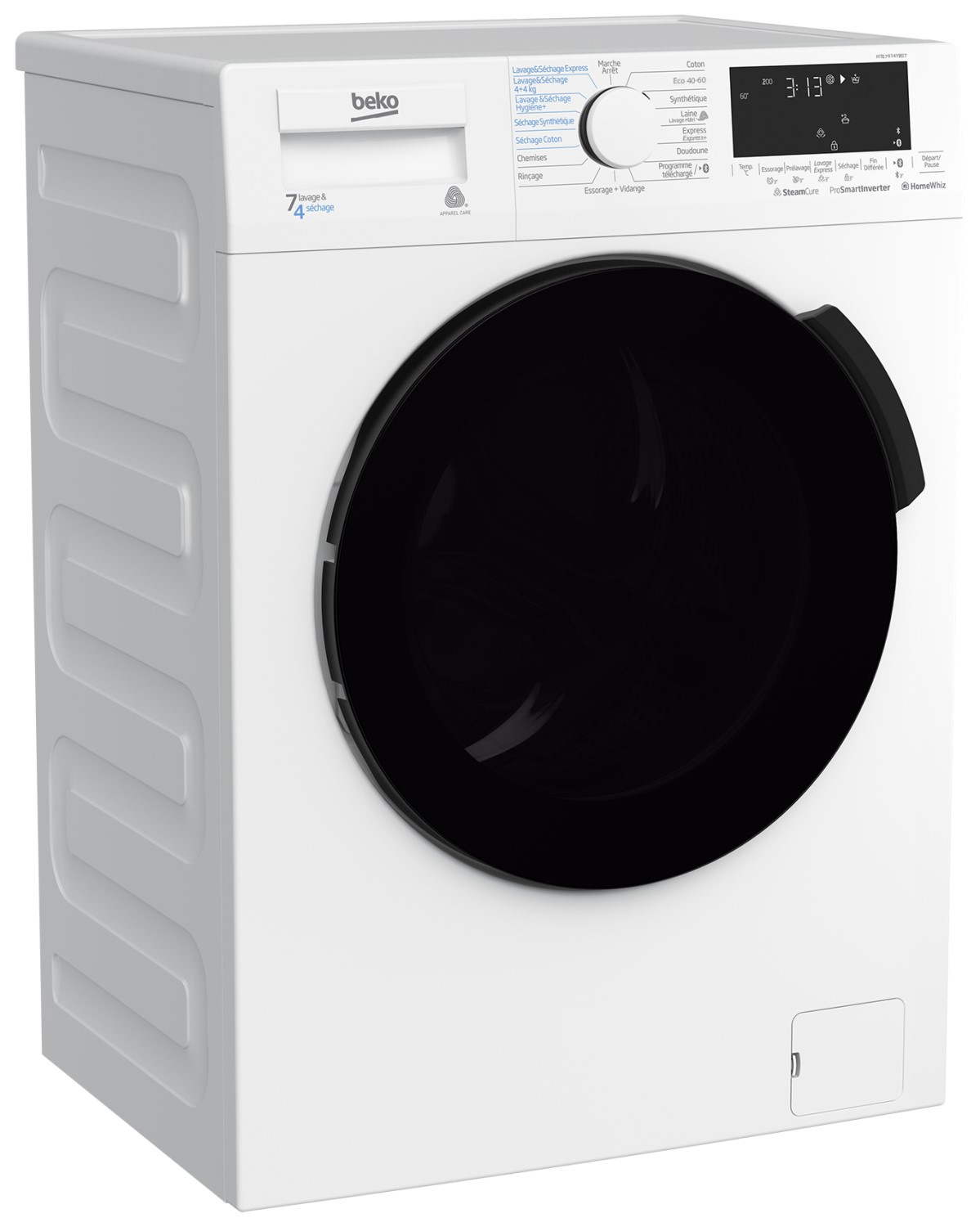 Beko HTE7614YBST washer dryer Freestanding Front-load White – image 2