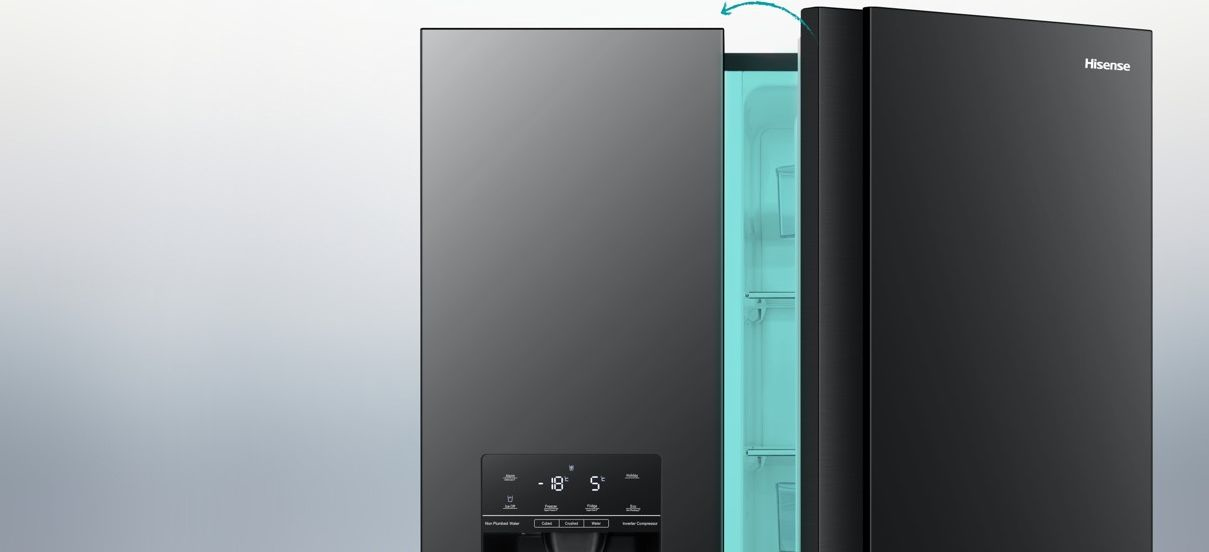 Hisense RS694N4TFE side-by-side refrigerator Freestanding – image 9