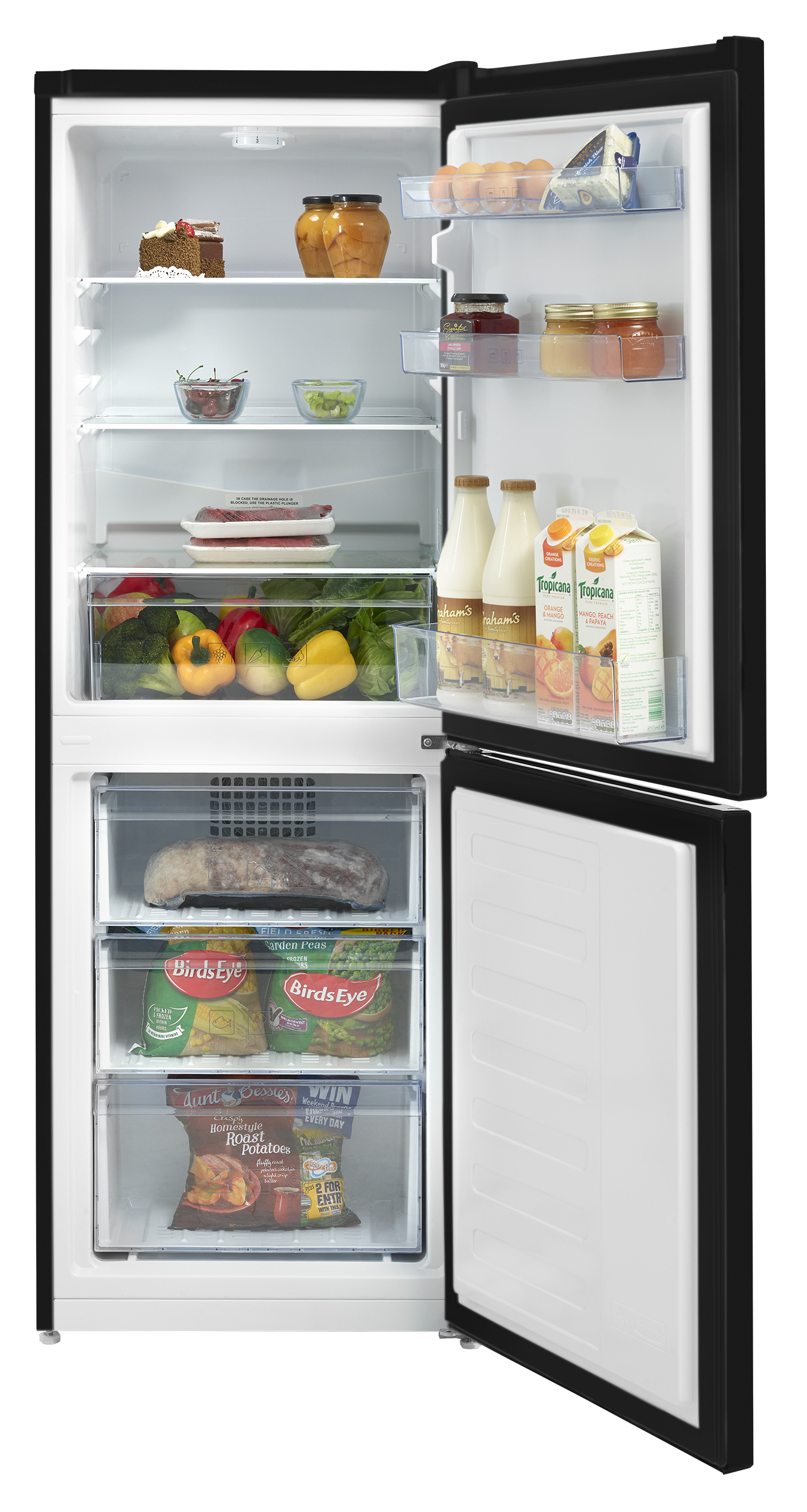 Beko CFG3552B Freestanding Frost Free Fridge Freezer with Freezer Guard – image 3
