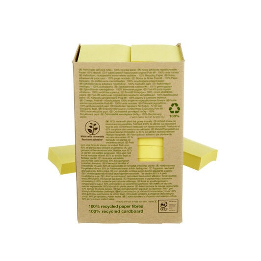 صورة 3M 7100172247 ملاحظات لاصقة، صفراء، 38 مم × 51 مم