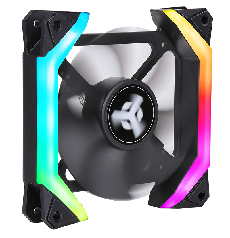 itek SPACE WIND Computer case Fan 12 cm Black image 2