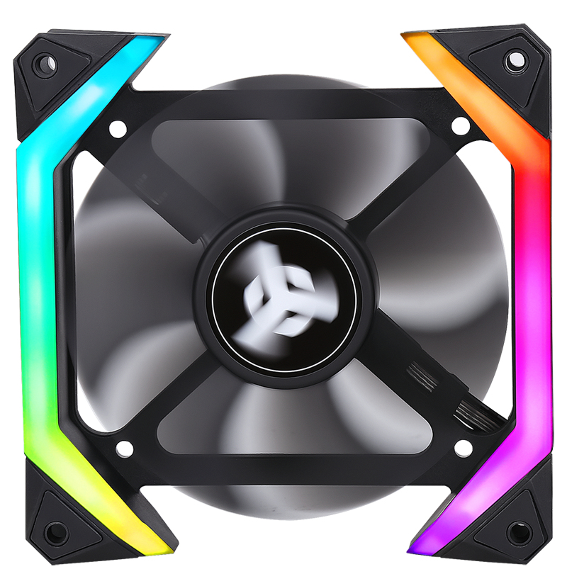 itek SPACE WIND Computer case Fan 12 cm Black image 1