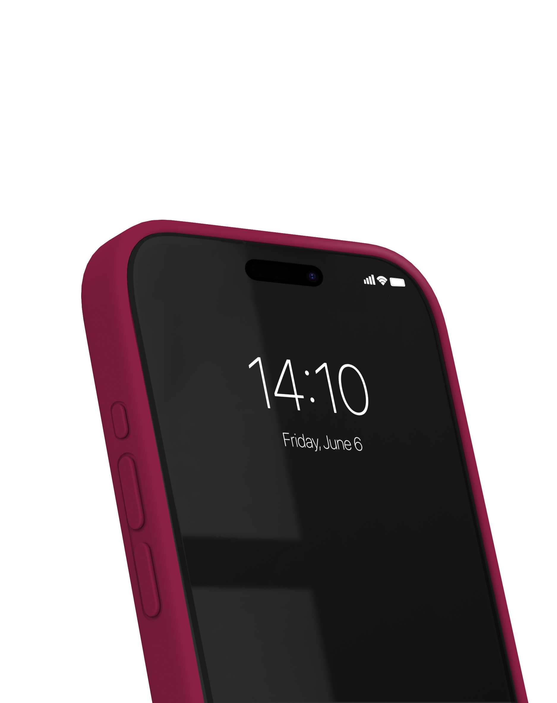 iDeal of Sweden Silicone Case iPhone 15 Pro Max Cranberry – image 3