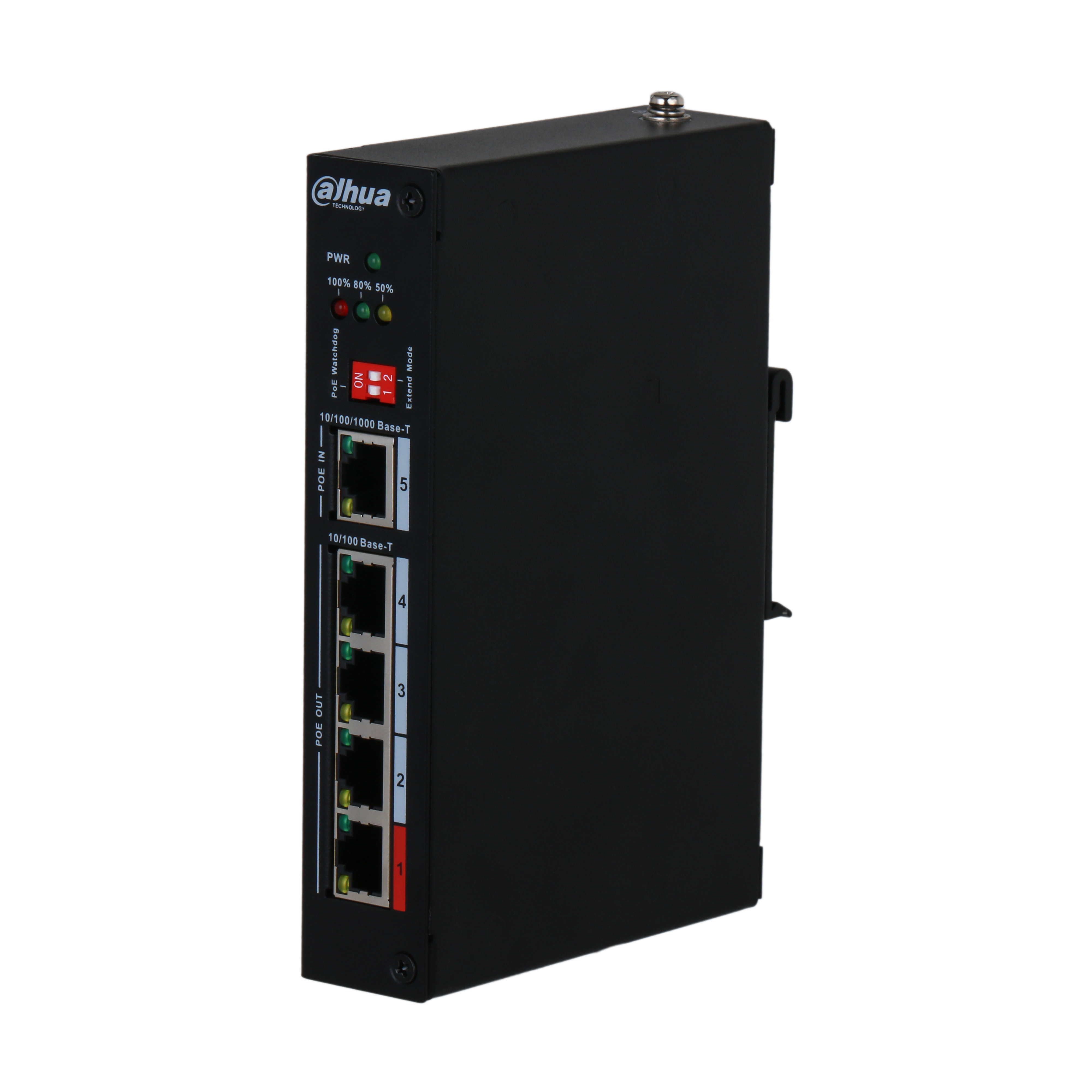 Dahua Technology PFT1500 Trasmettitore di rete Nero 10, 100, 1000 Mbit/s