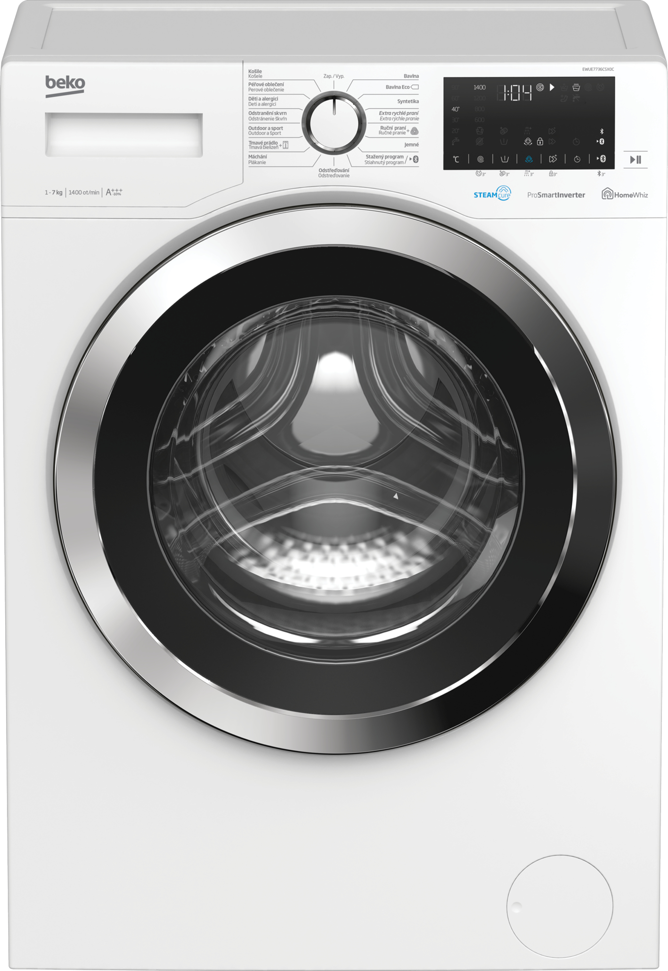 Beko EWUE7736CSX0C — vue 1 sur 2