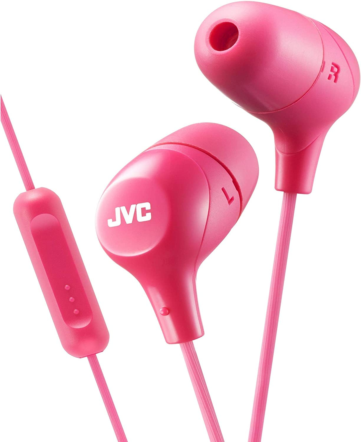 JVC HA-FX38M-P headphones/headset Wired In-ear Calls/Music/Sport/Everyday Pink image 1