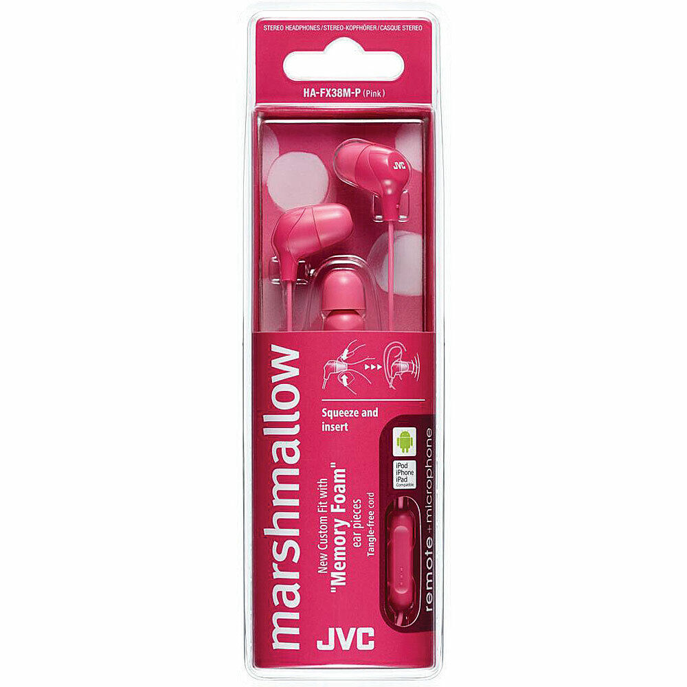 JVC HA-FX38M-P headphones/headset Wired In-ear Calls/Music/Sport/Everyday Pink image 2