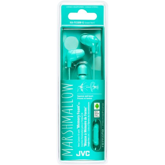 JVC HA-FX38M-G headphones/headset Wired In-ear Calls/Music/Sport/Everyday Green image 2