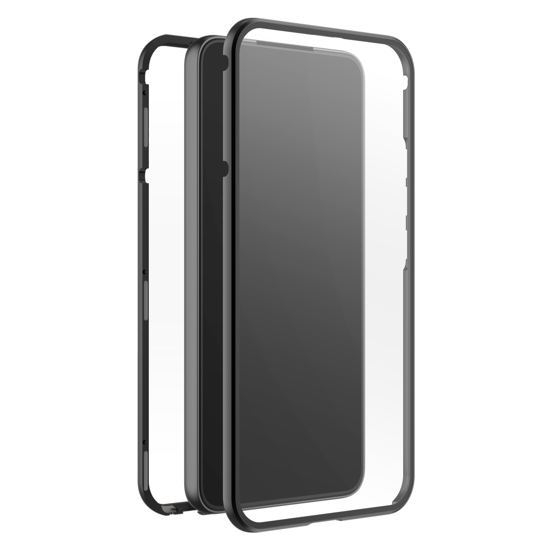 Hama 360 Glass custodia per cellulare 168 cm (6.6") Cover Nero Trasparente