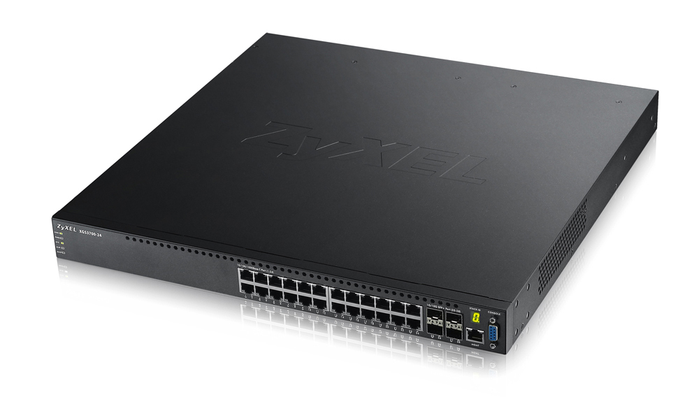 Zyxel XGS3700-24 Managed L2+ Gigabit Ethernet (10/100/1000) Black – image 1