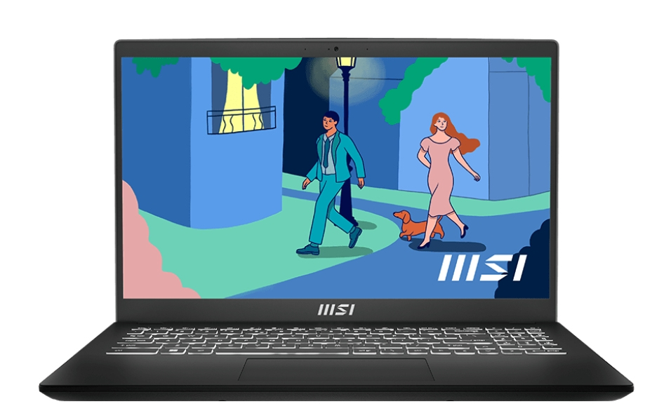 MSI Modern 15 B13M-282XES Intel Core i7 i7-1355U Computer portatile 396 cm (15.6") Full HD 16 GB DDR4-SDRAM 512 GB SSD Wi-Fi 6E