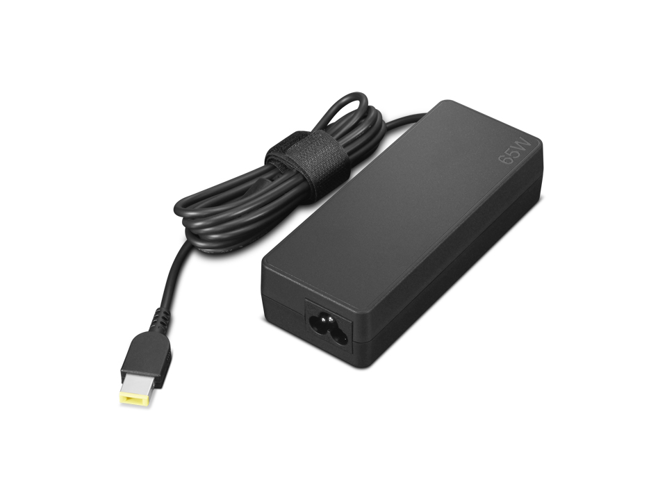 Lenovo - Power adapter - AC 100-240 V - 65 Watt - black