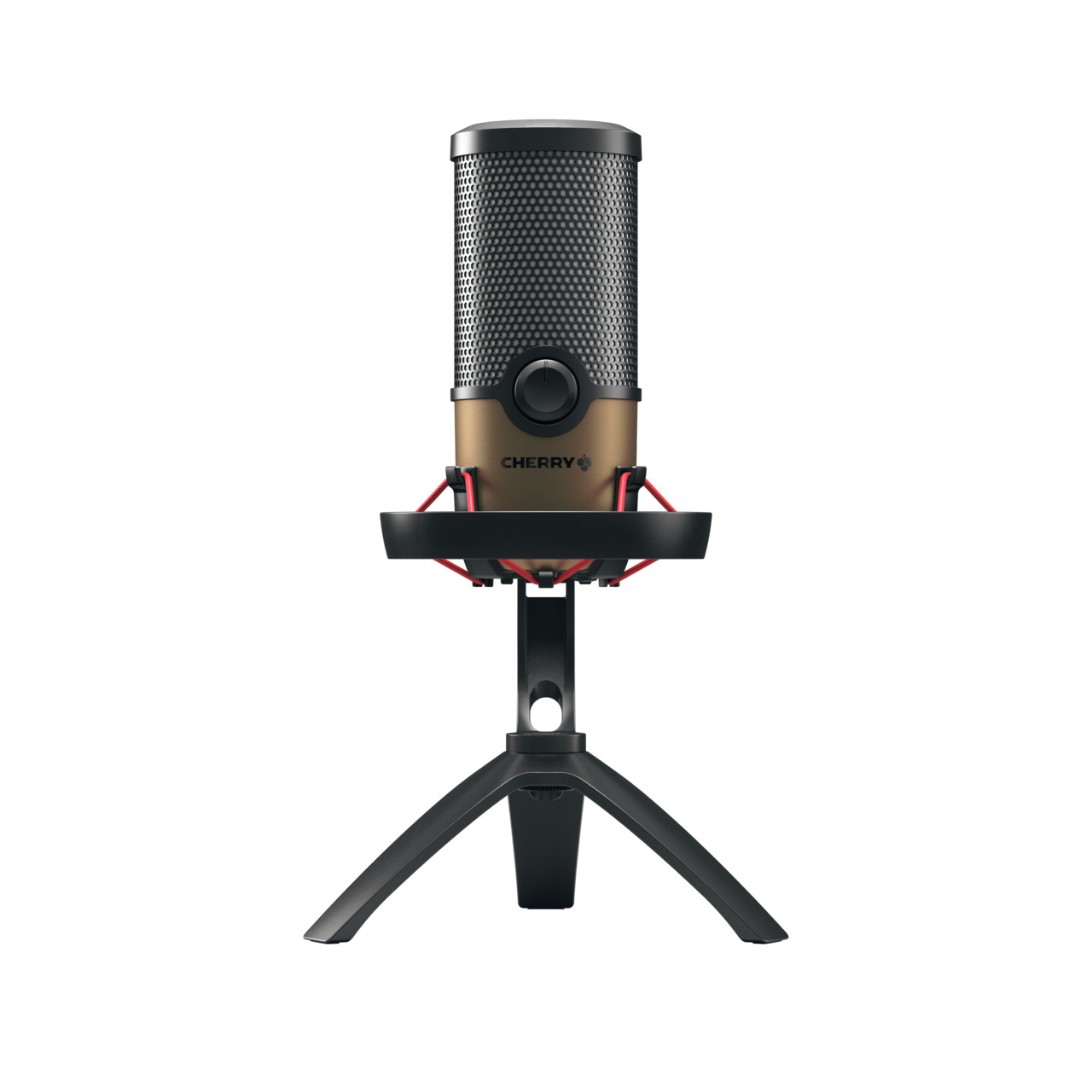 CHERRY UM 9.0 USB MICROPHONE WITH IMPRESSIVE RGB ILLUMINATION FOR STREAMING AND