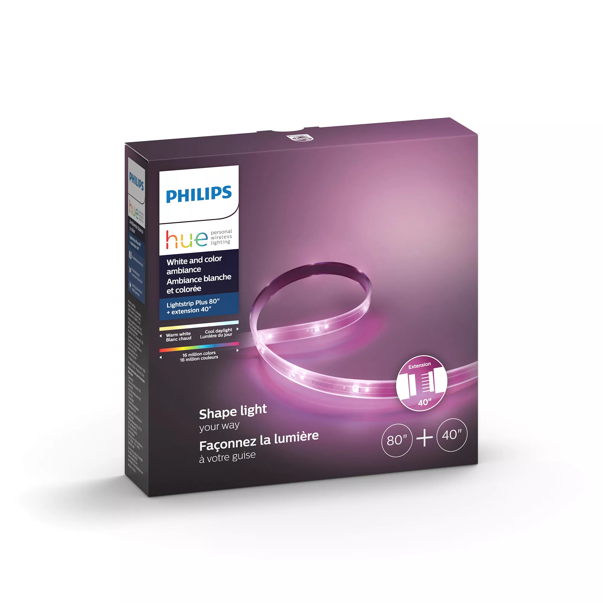 Philips by Signify Philips Hue White and colour ambience 046677541804 smart lighting Smart strip light Bluetooth/Zigbee – image 7